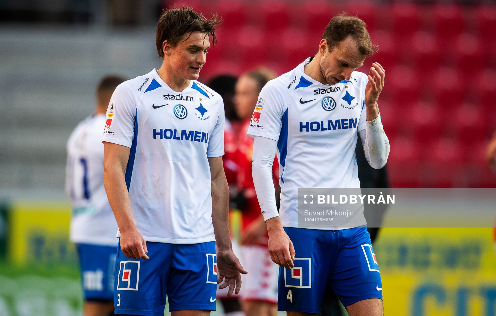 IFK Norrköpings Rasmus Lauritsen och Lars Krogh Gerson