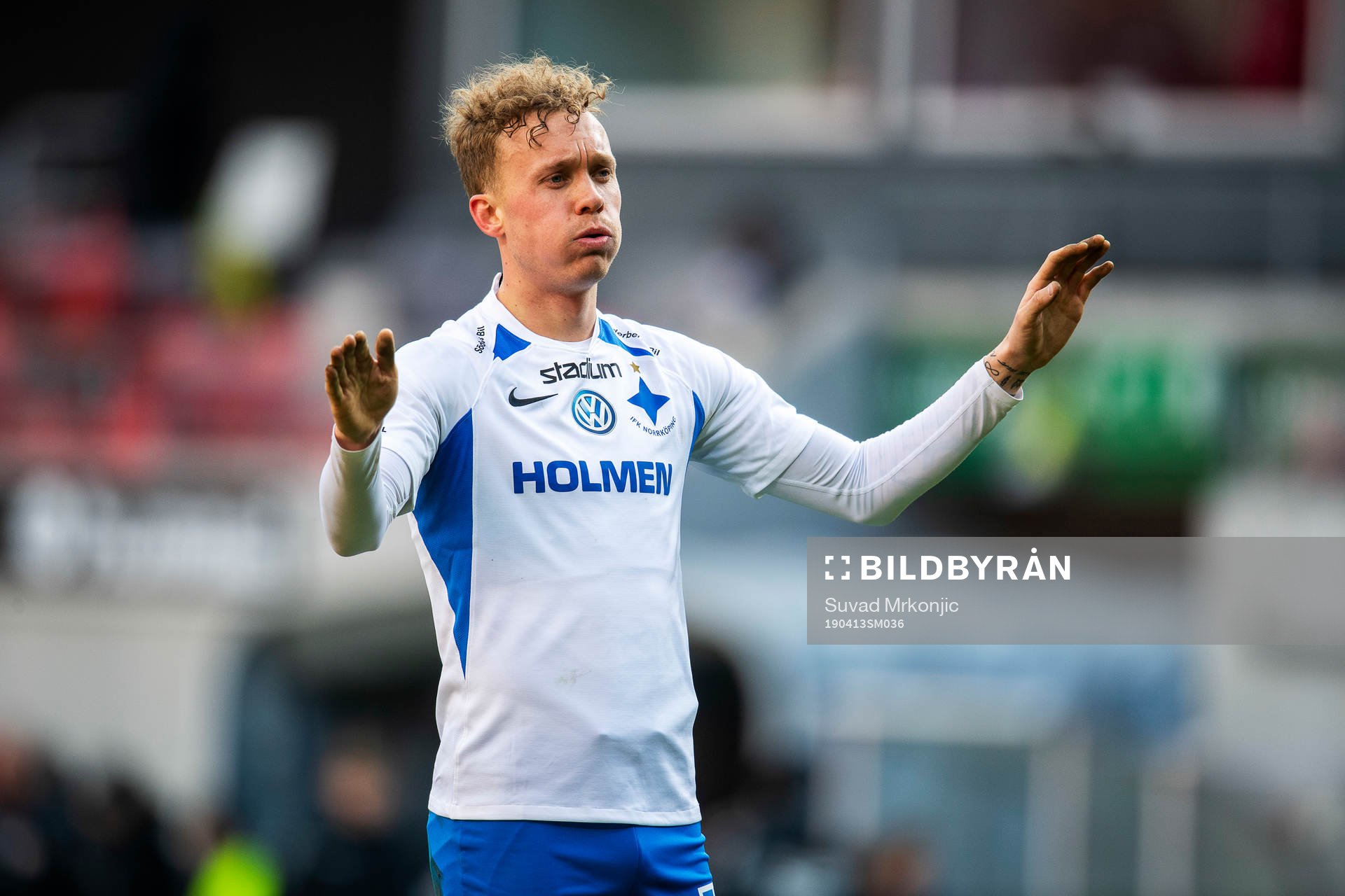 IFK Norrköpings Gudmundur Thórarinsson deppar