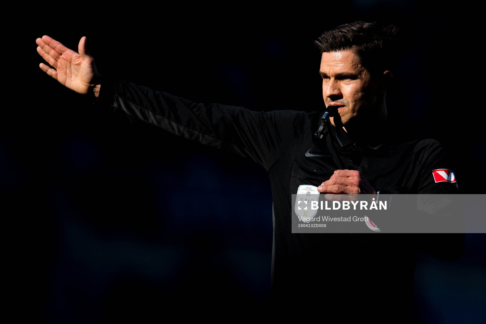 Referee Steinar Hauge