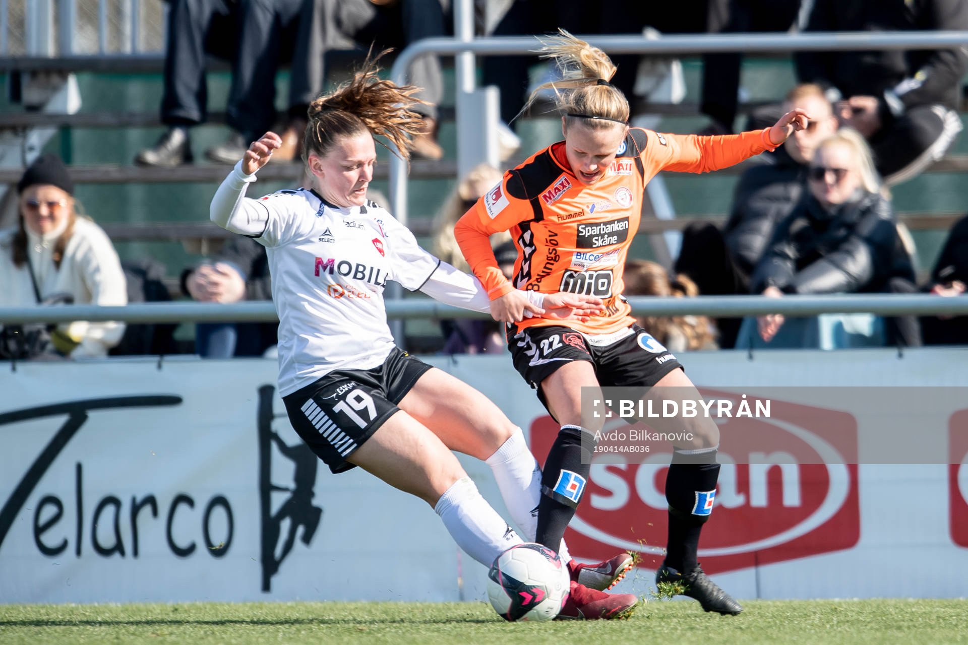 Kristianstads Maja Bodin och Limhamn Bunkeflos Rebecka
