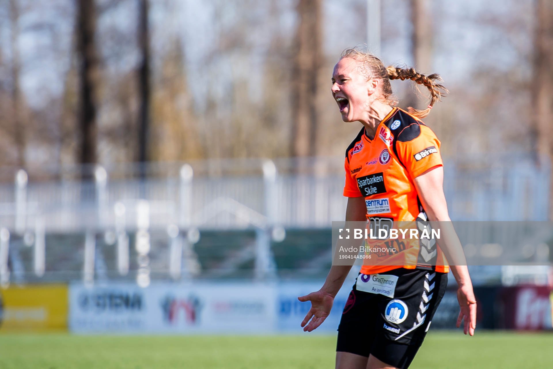 Kristianstads Therese Ivarsson jublar