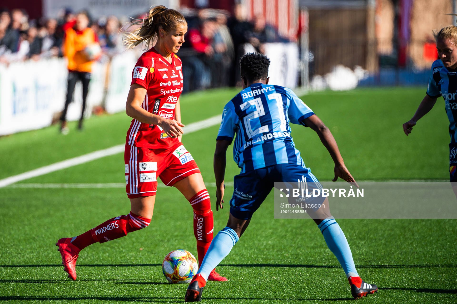 Piteås Nina Jakobsson och Djurgårdens Portia Boakye