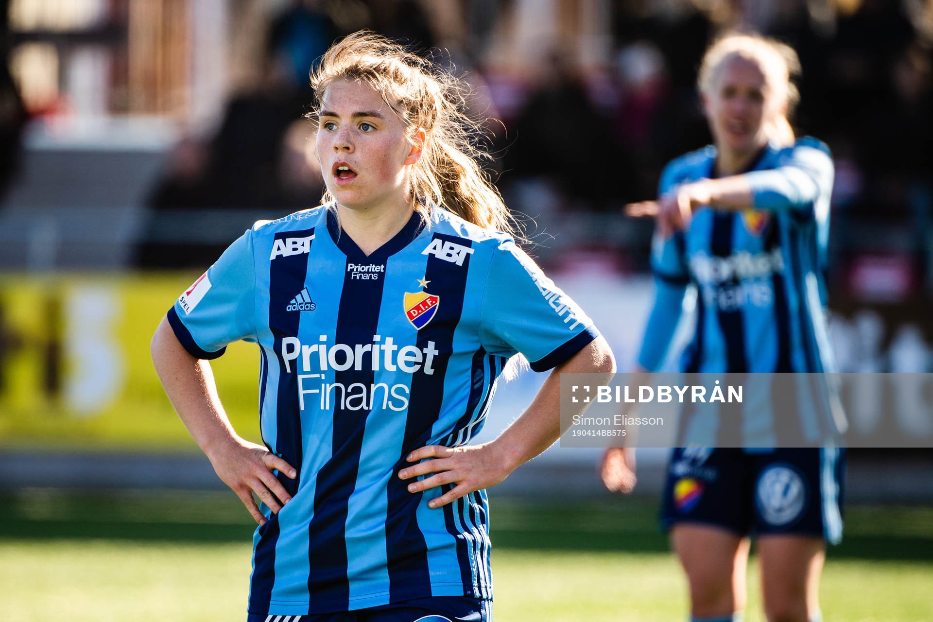 Djurgårdens Ingibjörg Sigurdadottir deppar