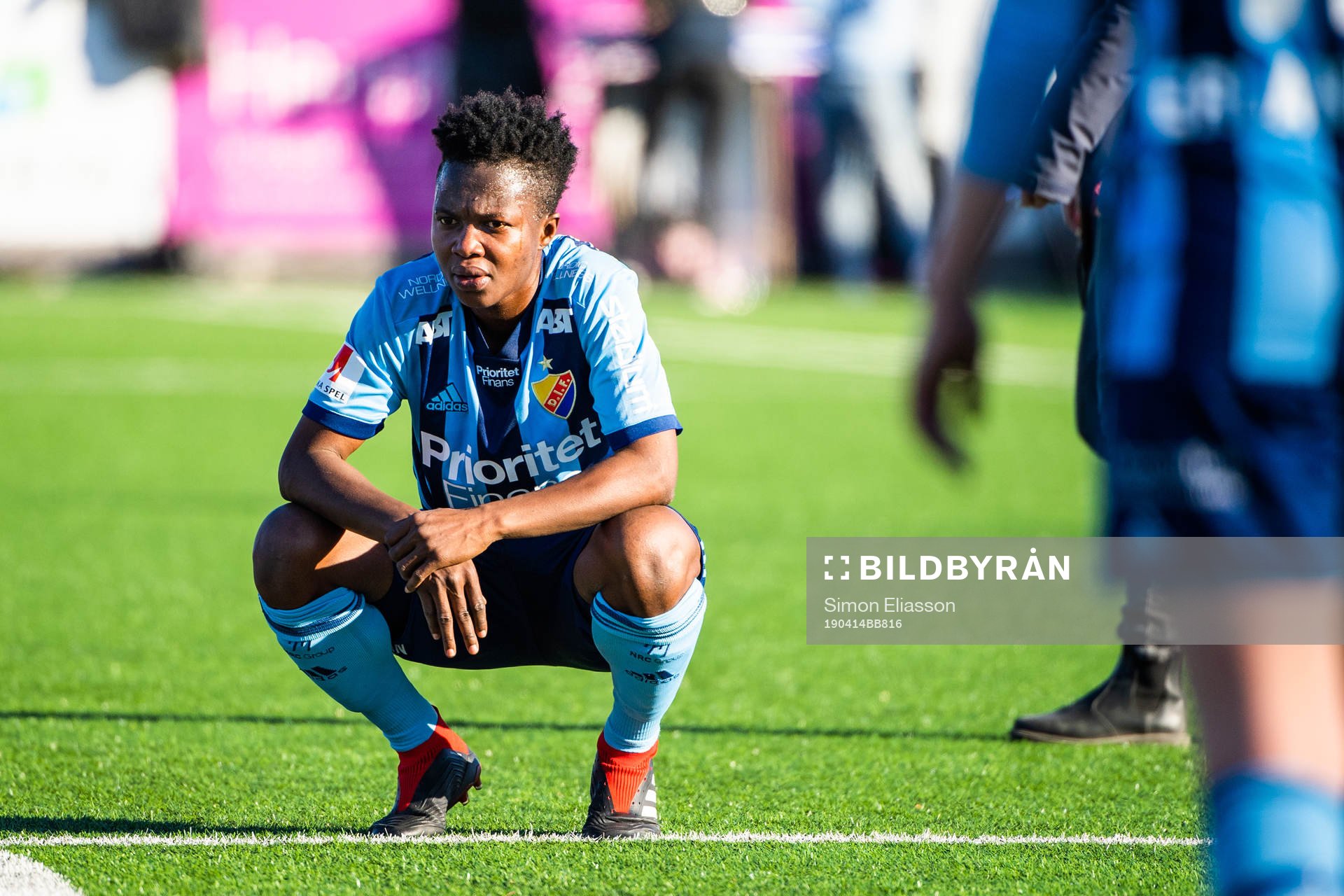 Djurgårdens Portia Boakye deppar