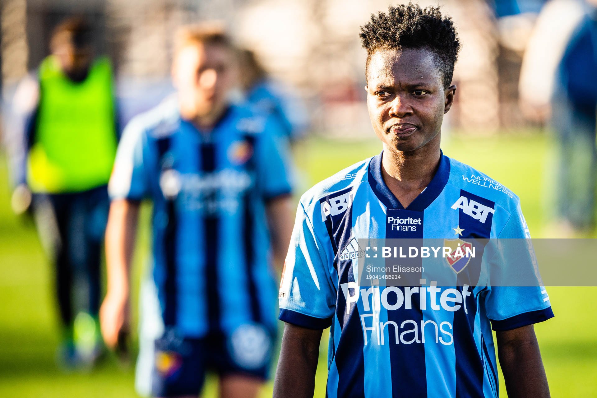 Djurgårdens Portia Boakye deppar