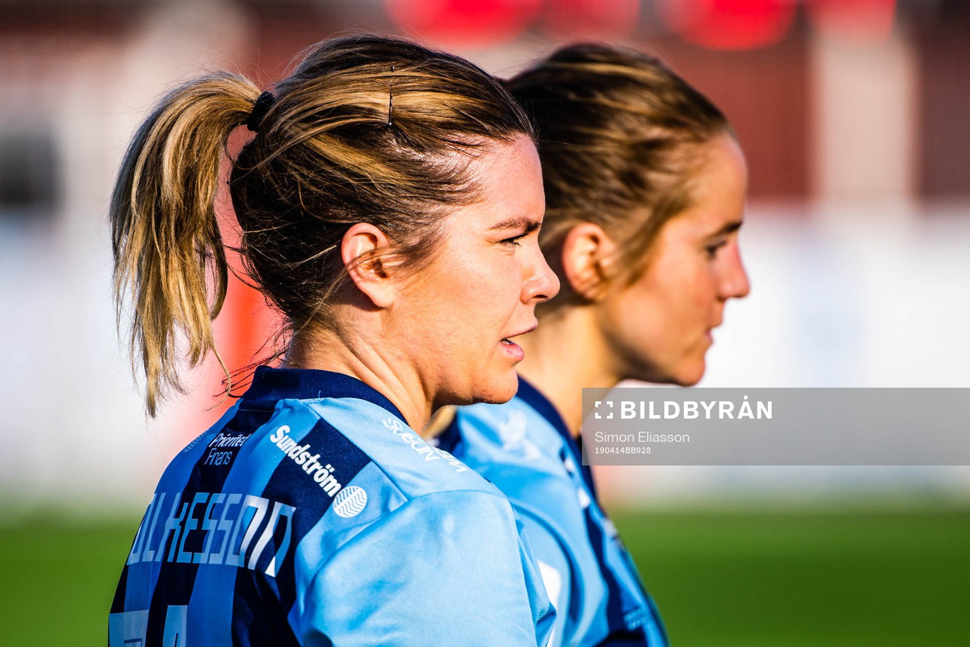 Djurgårdens Hanna Folkesson och Irma Helin