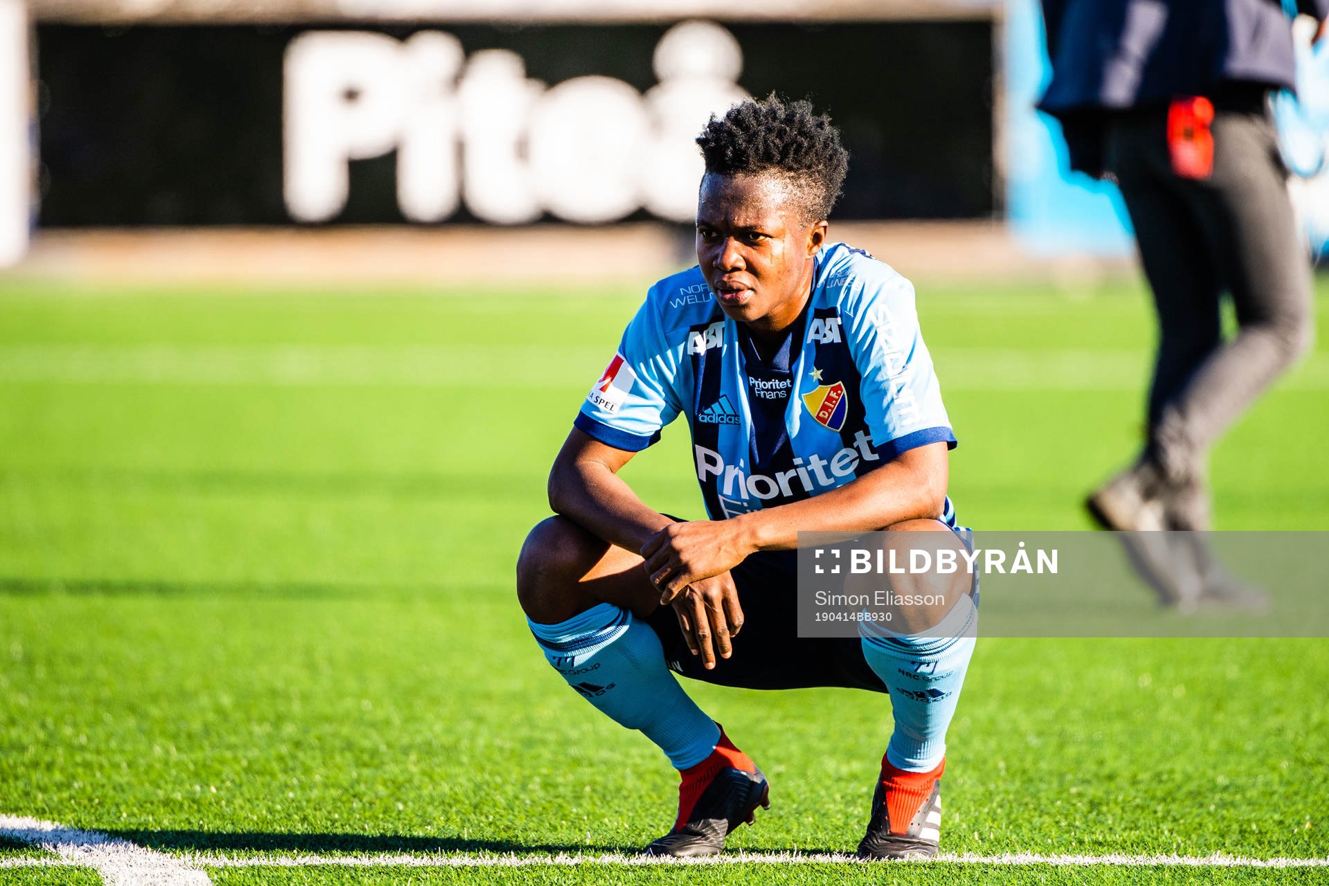 Djurgårdens Portia Boakye deppar