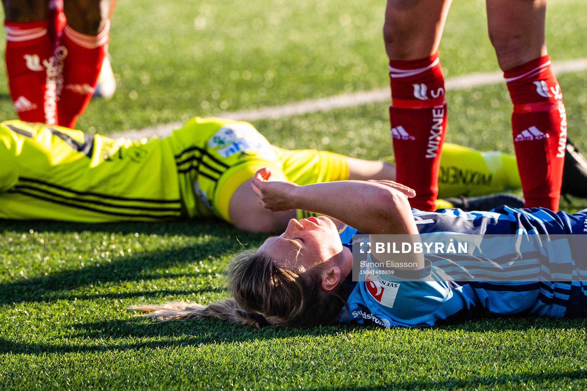 Djurgårdens Ingibjörg Sigurdadottir deppar