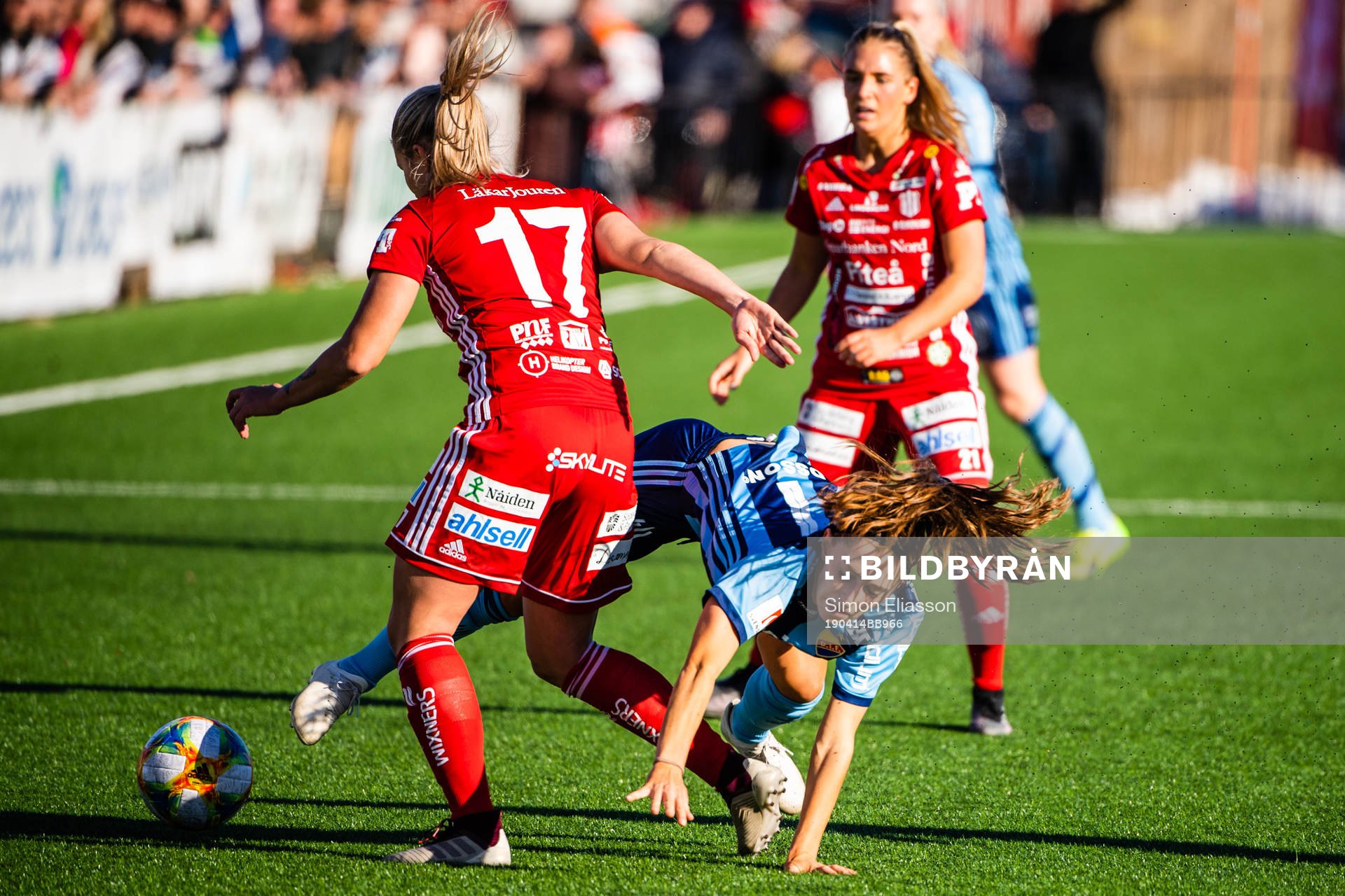 Piteås Selina Henriksson och Djurgårdens Tilde Lindwall