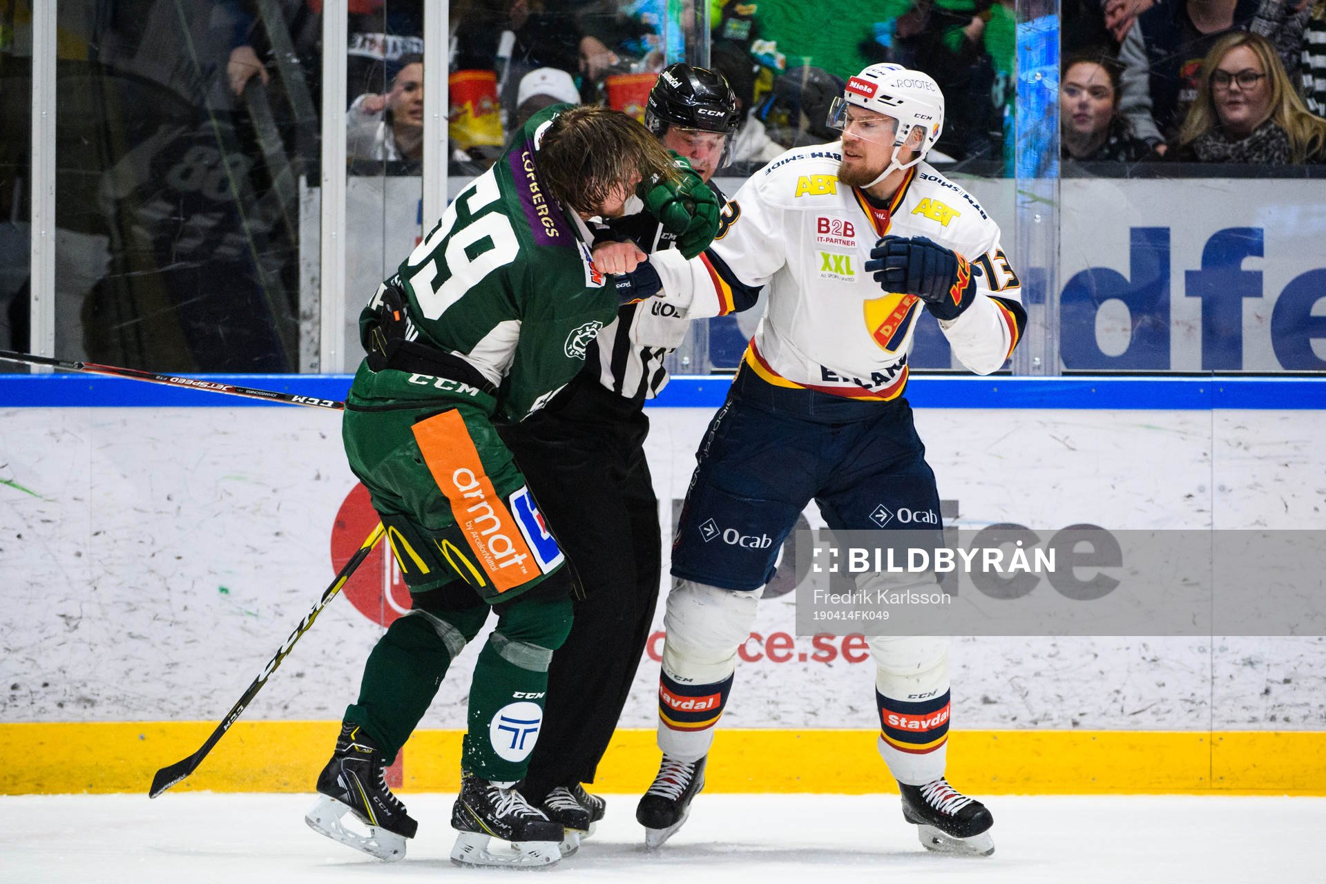 Färjestads Linus Johansson i bråk med Djurgårdens