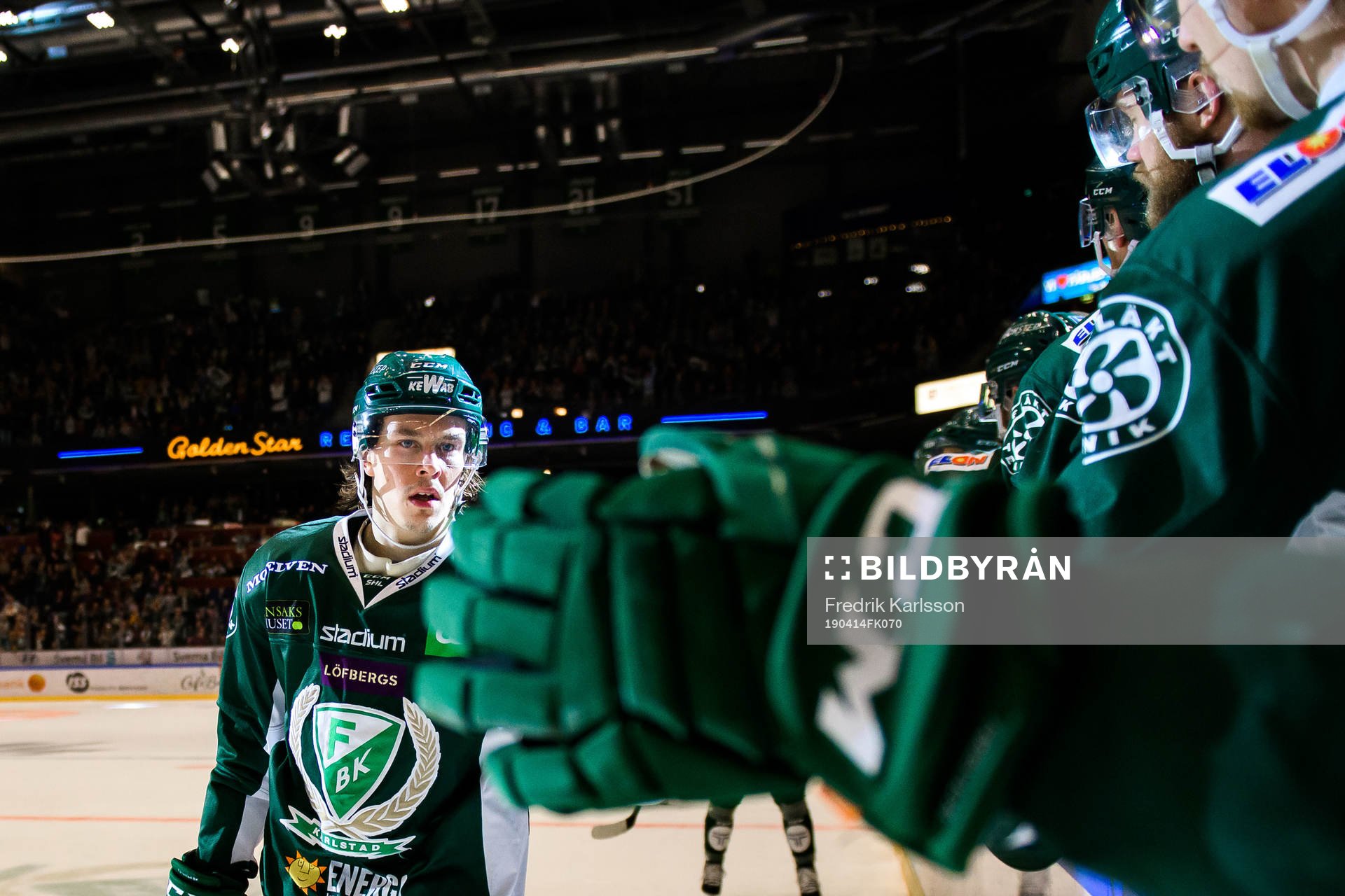 Färjestads Joakim Nygård jublar