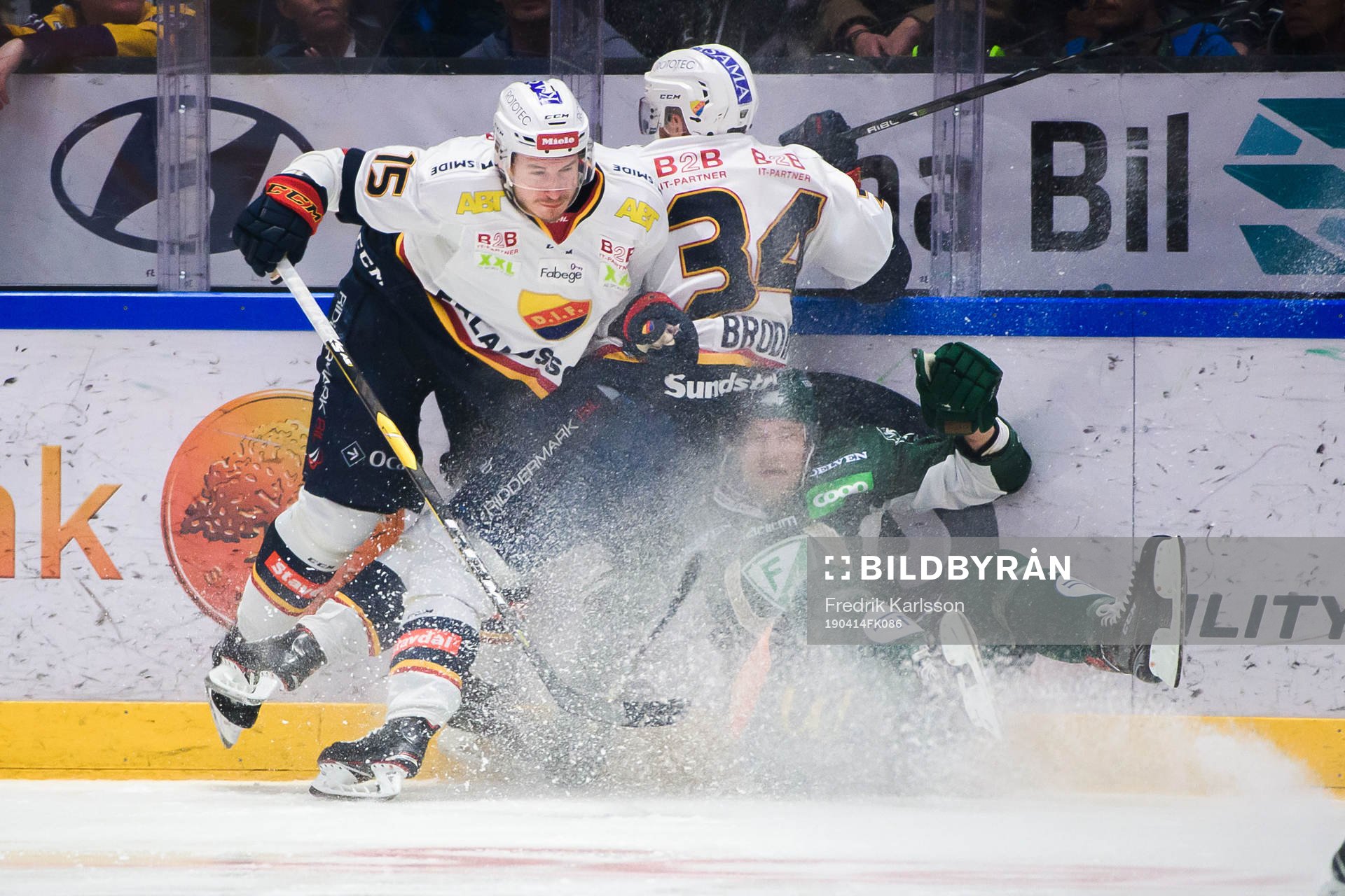 Djurgårdens Jakob Lilja och Daniel Brodin