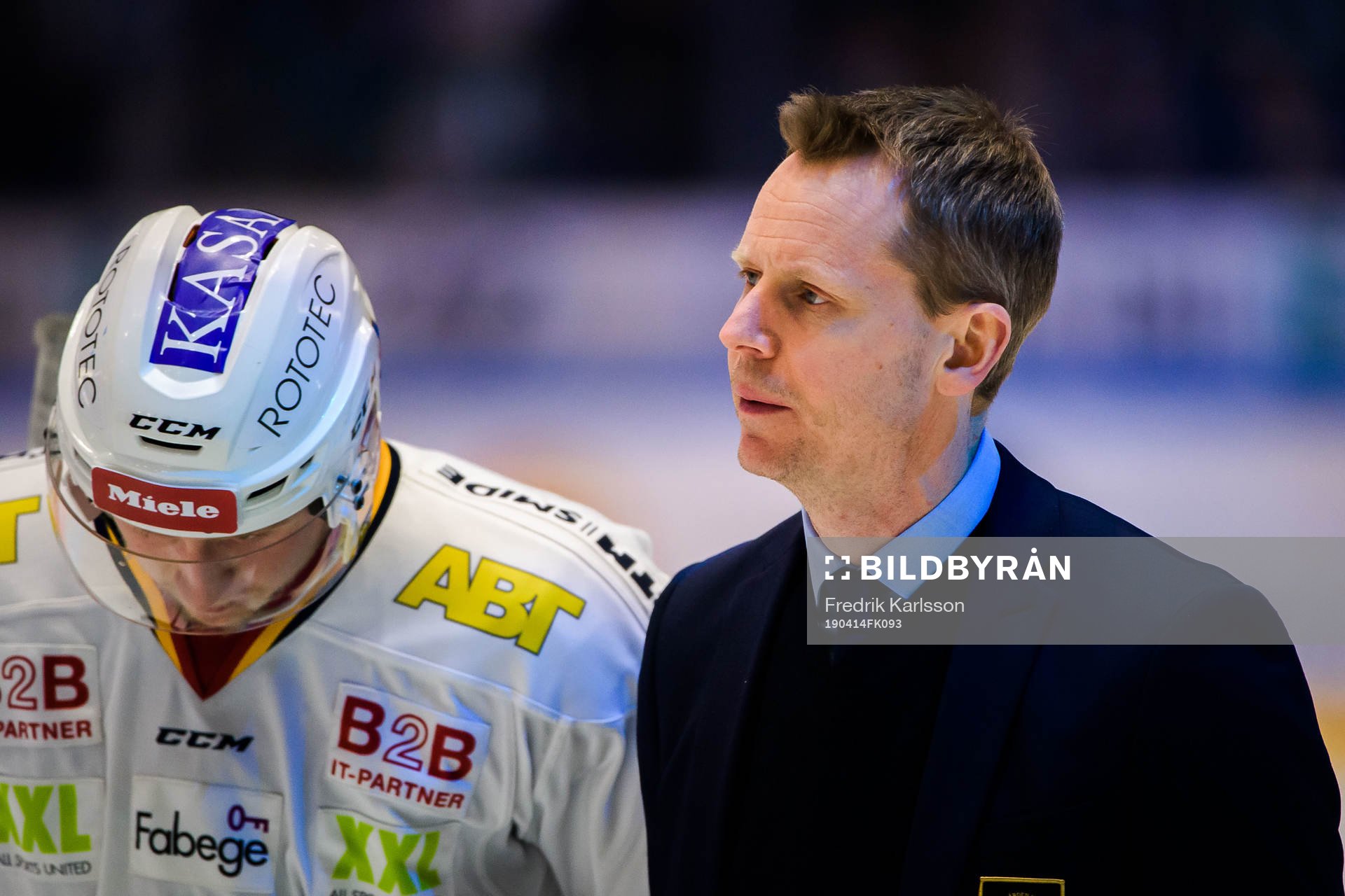Djurgårdens tränare Robert Ohlsson deppar