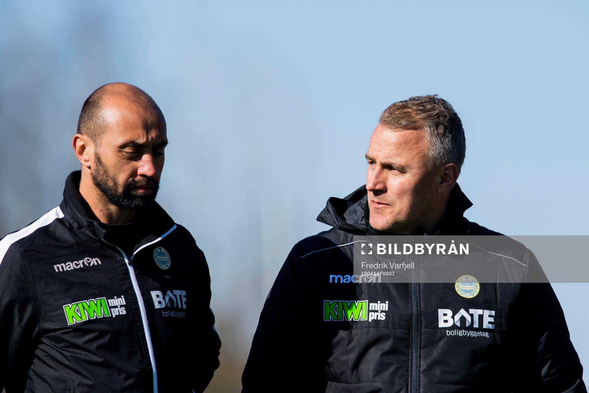Bojan Zajic, assistant coach of Sandnes Ulf, and Bengt