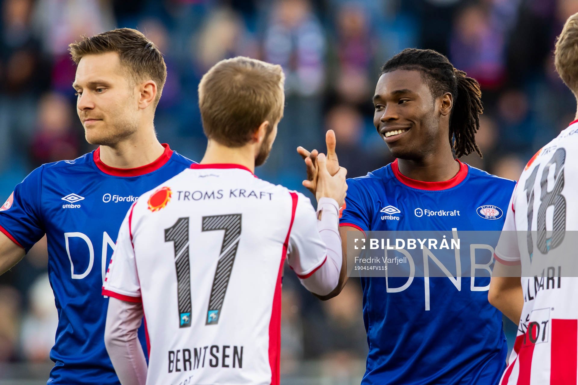 Matthías Vilhjálmsson of Vålerenga, Daniel Berntsen of