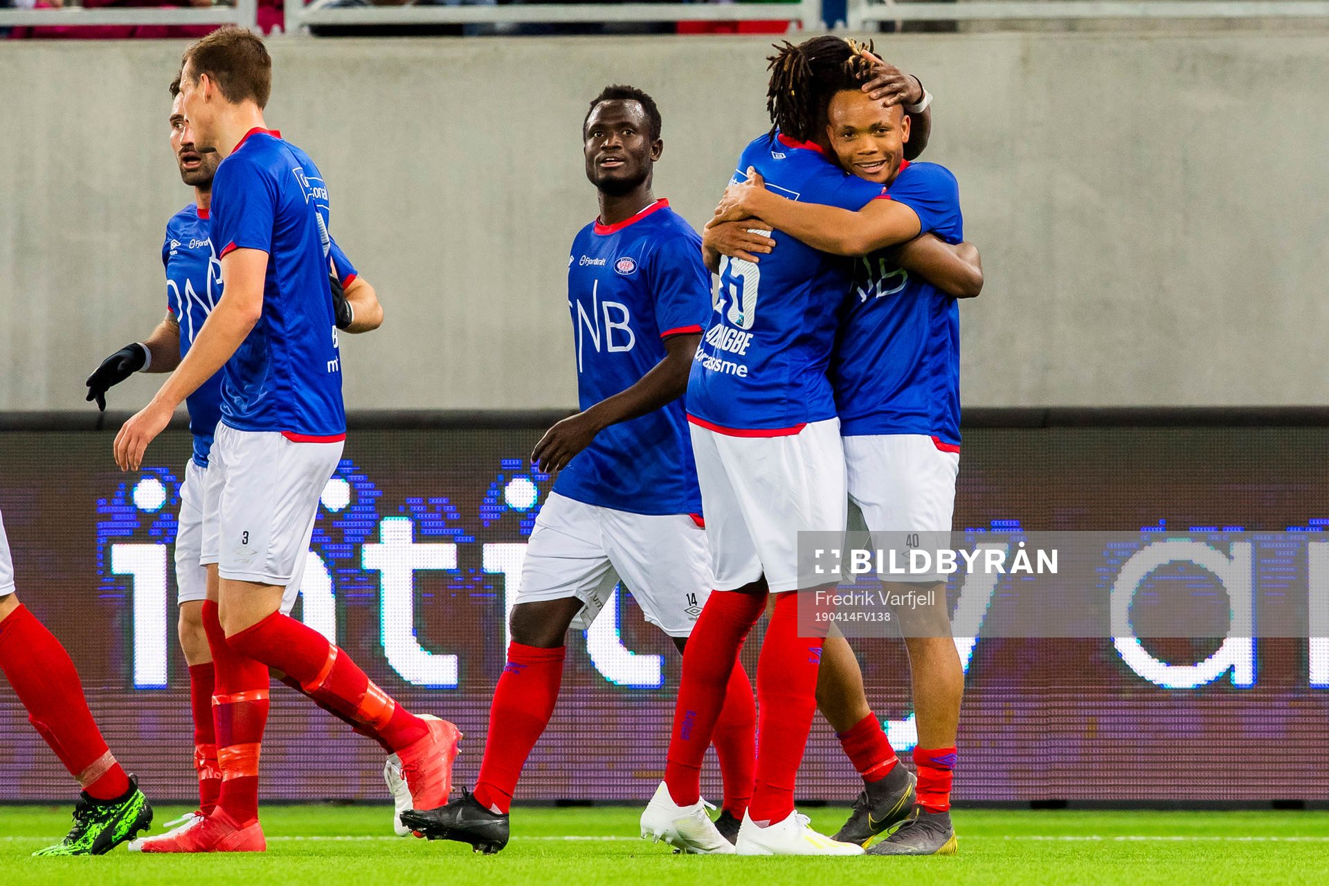 Harald Martin Hauso of Vålerenga celebrates with his