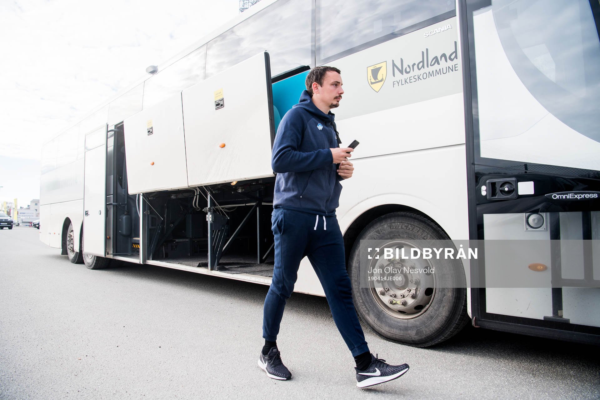 Vegard Forren of Molde arrives