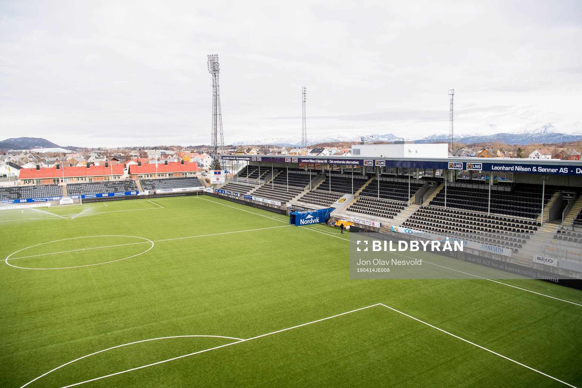 General view of Aspmyra Stadium
