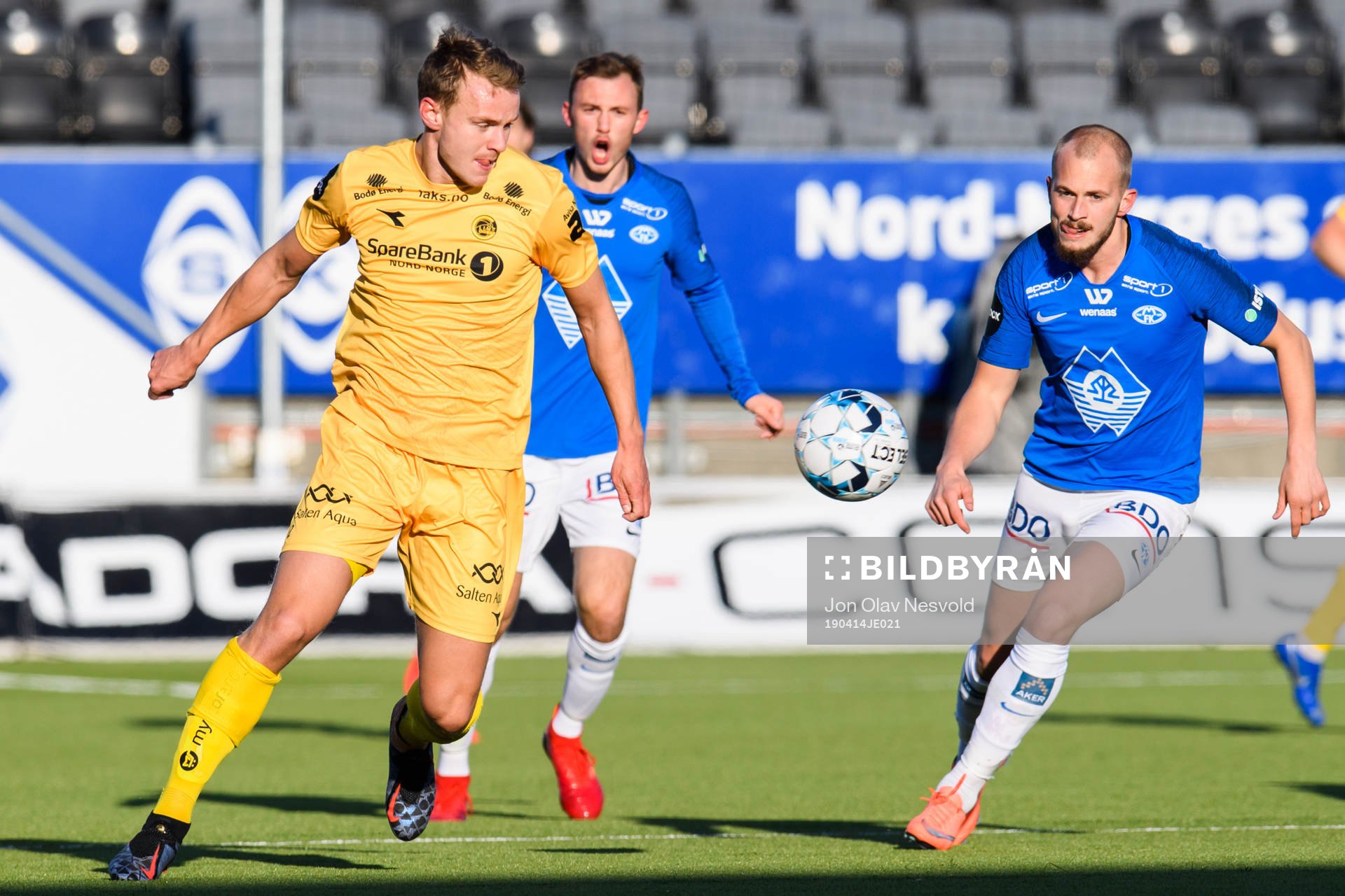 Marius Lode of Bodø/Glimt and Eirik Hestad of Molde