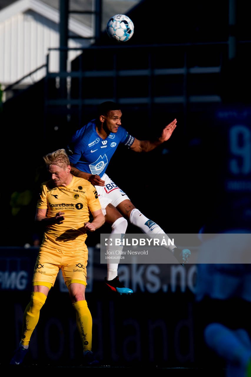 Geir André Herrem of Bodø/Glimt and Ruben Gabrielsen of