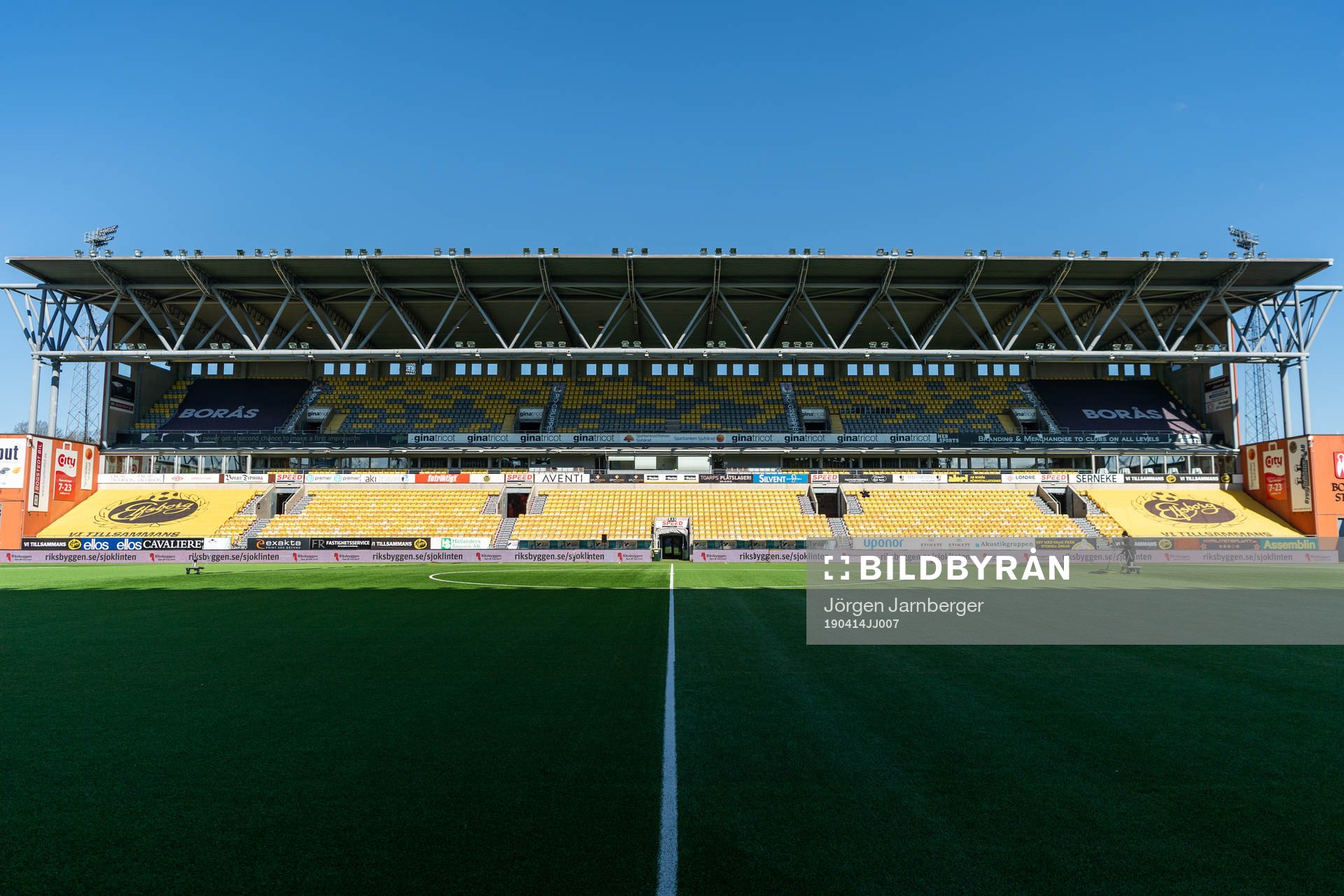 Exteriör av Borås arena