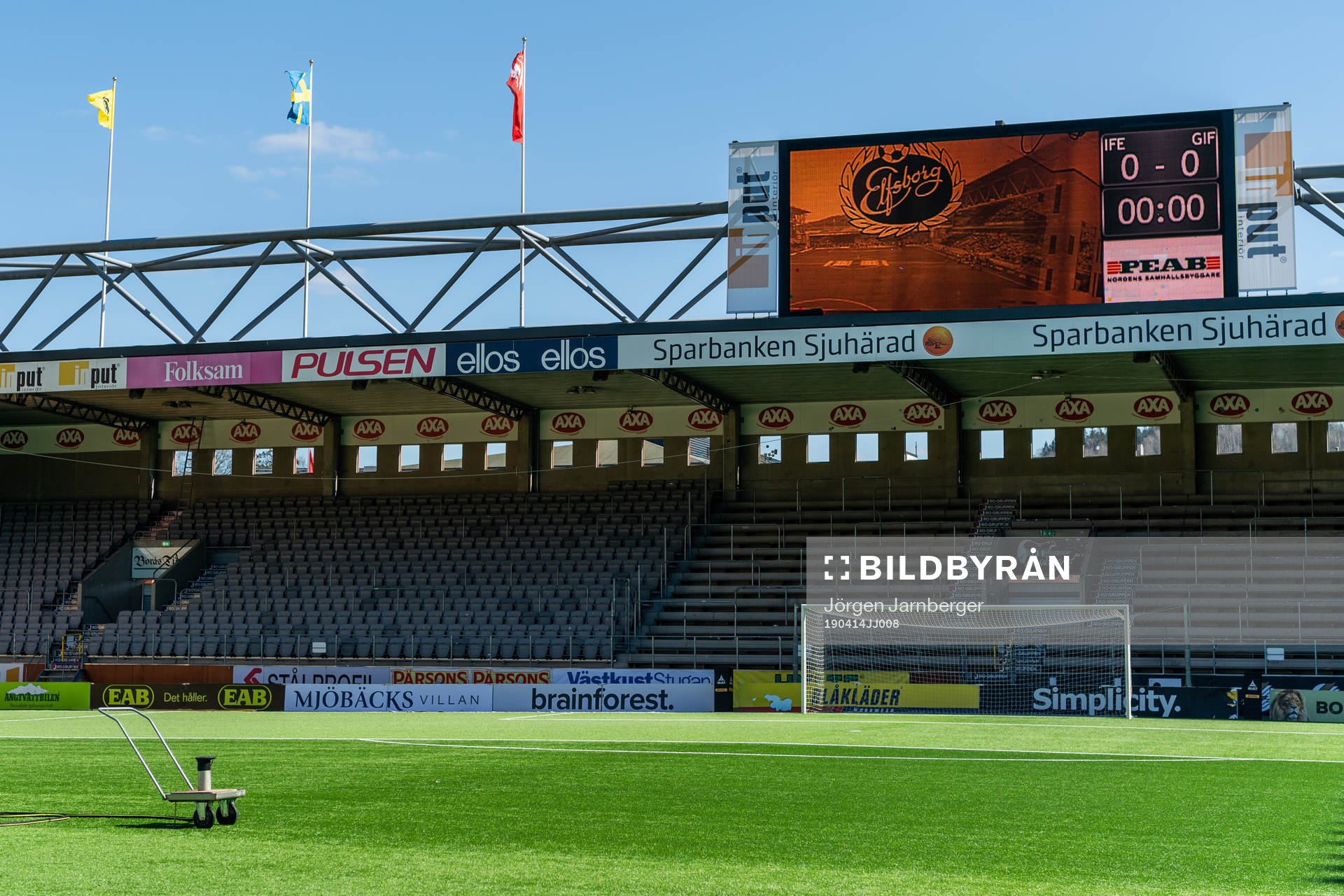 Exteriör av Borås arena