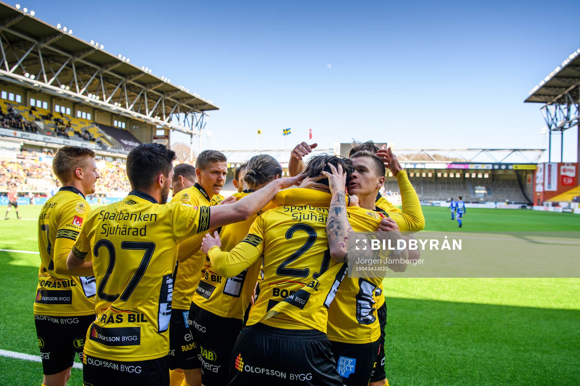 Elfsborgs spelare jublar