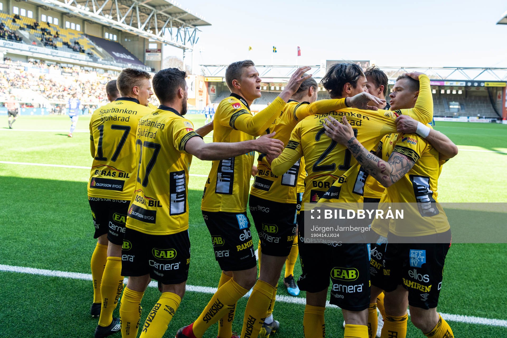 Elfsborgs spelare jublar