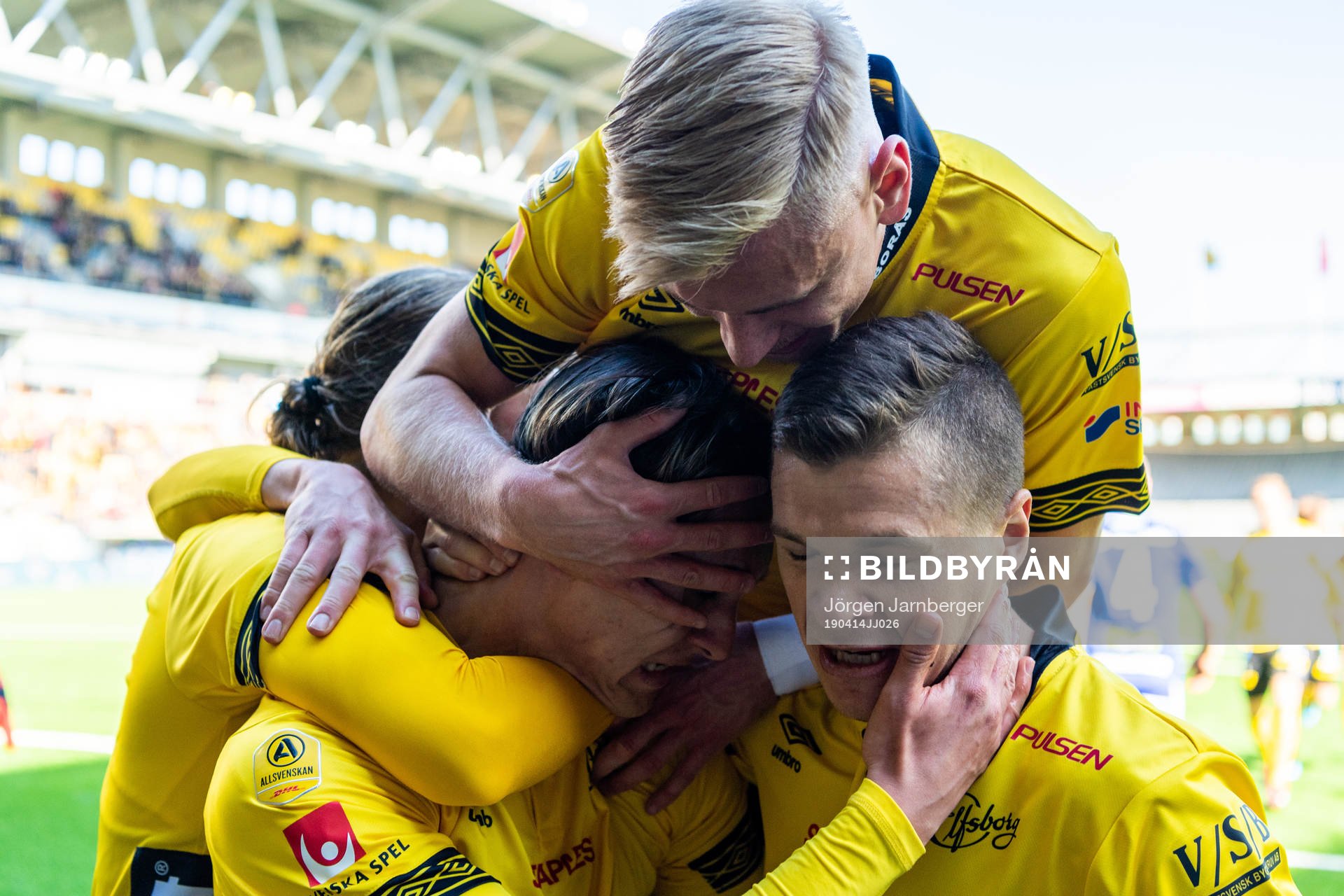 Elfsborgs spelare jublar