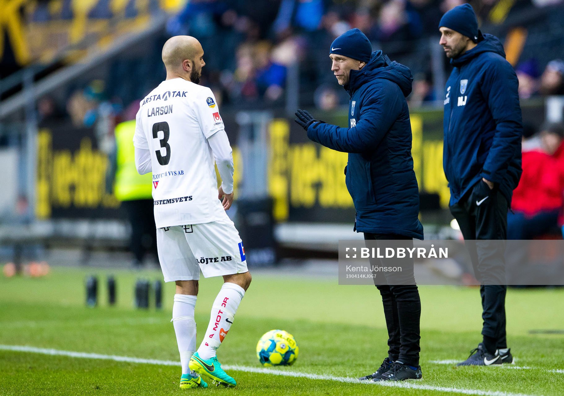 Sirius tränare Henrik Rydström och Karl Larson