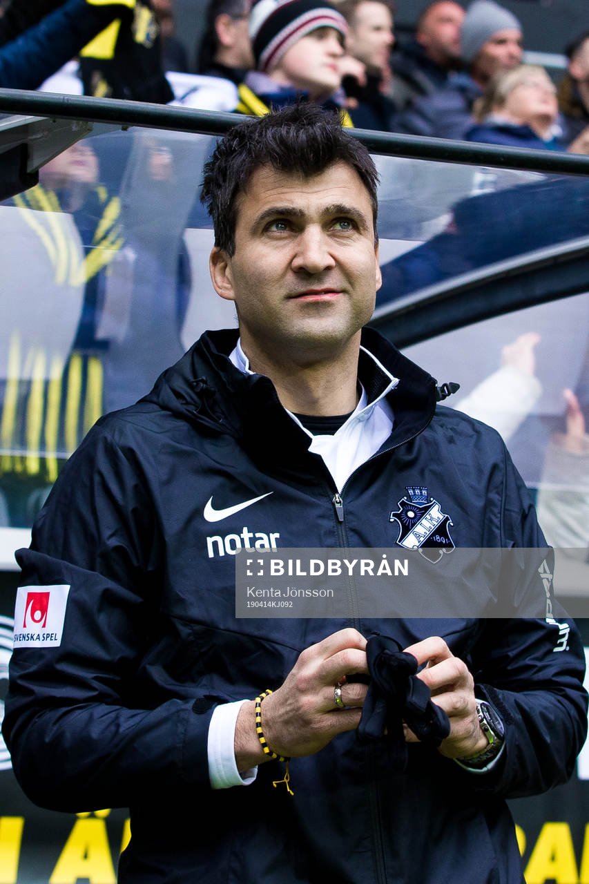 s målvaktstränare Kyriakos Stamatopoulos