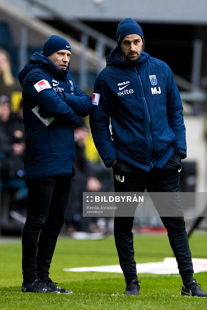 Sirius tränare Henrik Rydström och assisterande tränare
