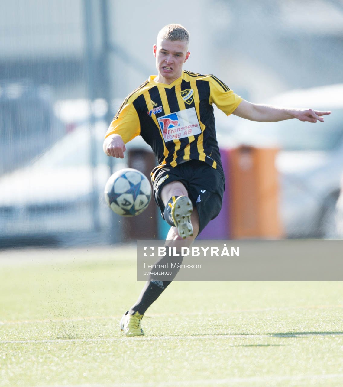 IFK Hässleholms Victor Holmberg i matchen i