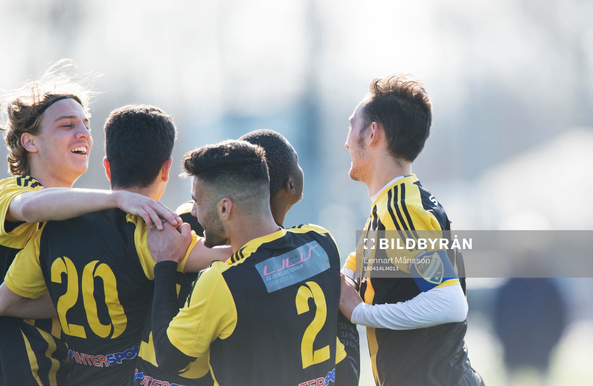 IFK Hässleholm jublar i matchen i juniorallsvenskan