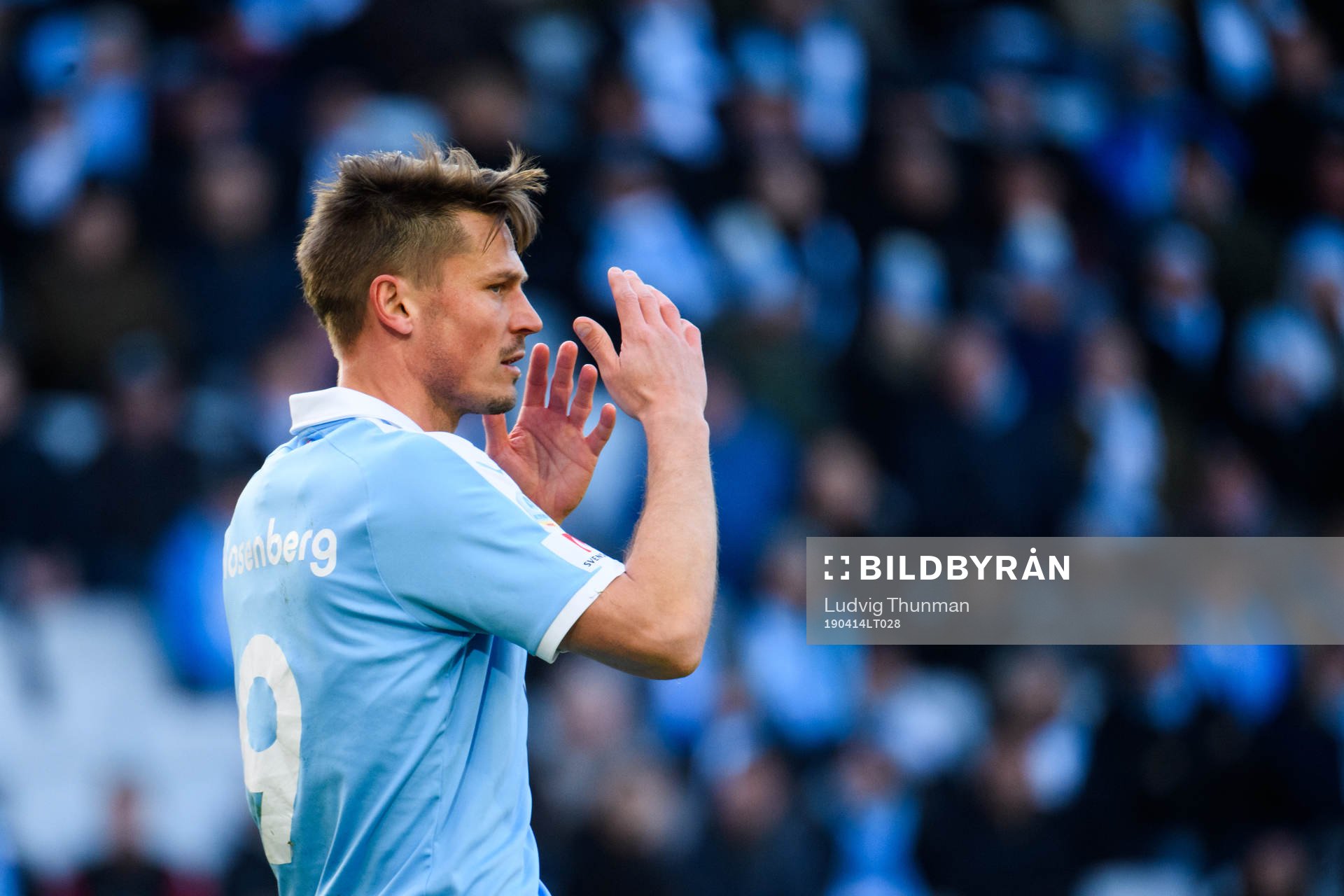 Malmö FFs Markus Rosenberg deppar