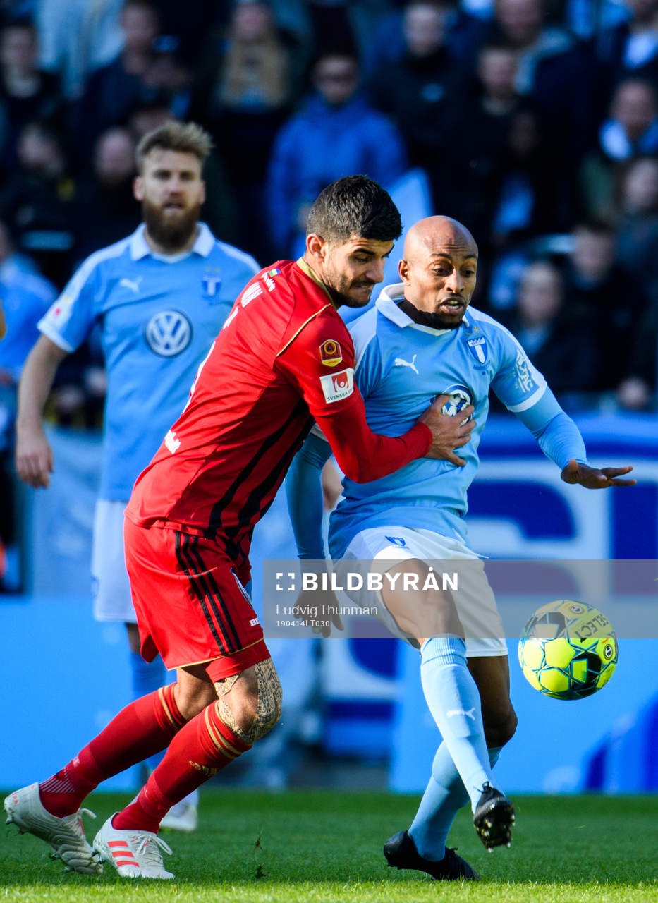 Östersunds Rewan Amin och Malmö FFs Fouad Bachirou