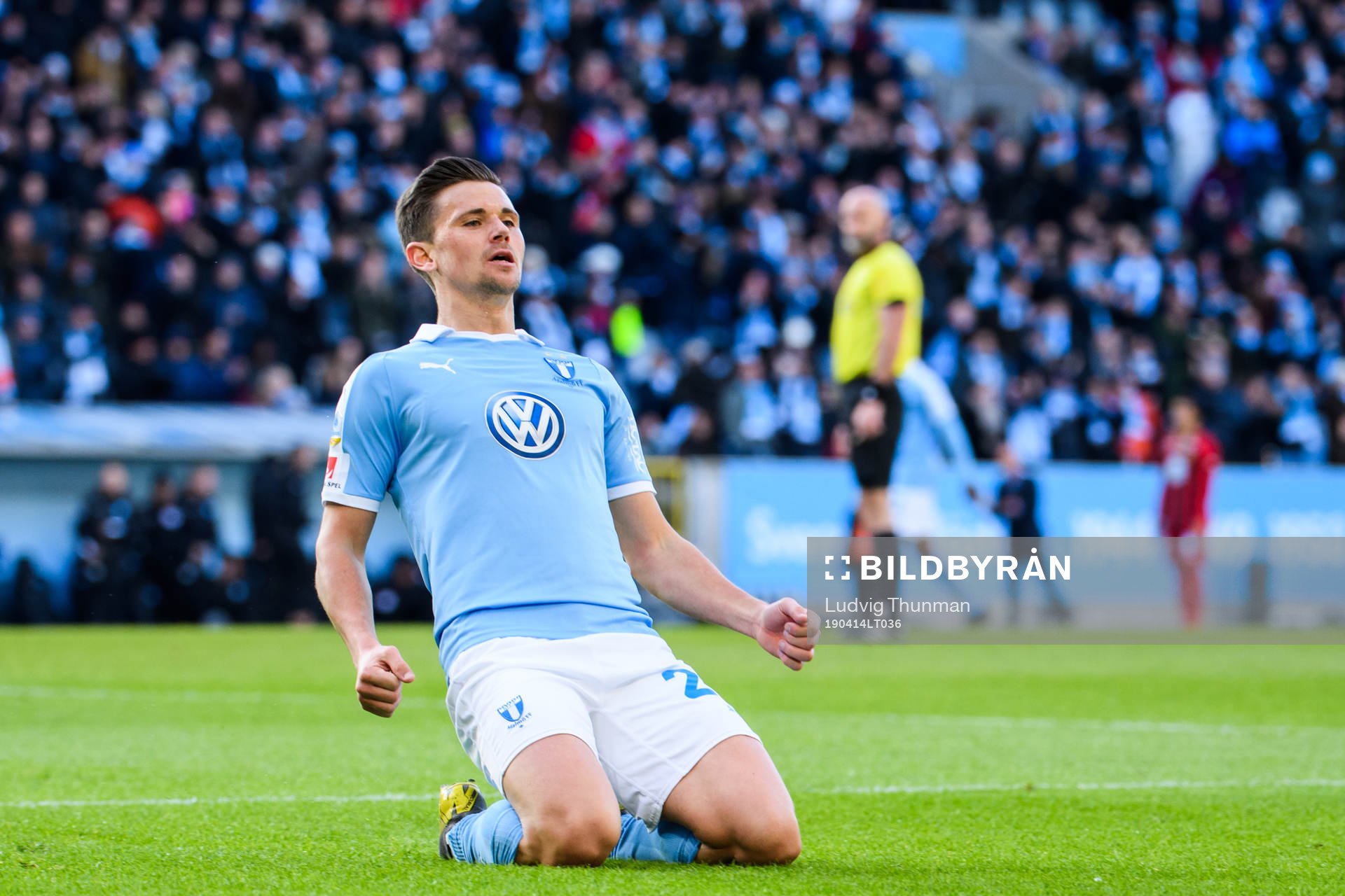 Malmö FFs Marcus Antonsson jublar