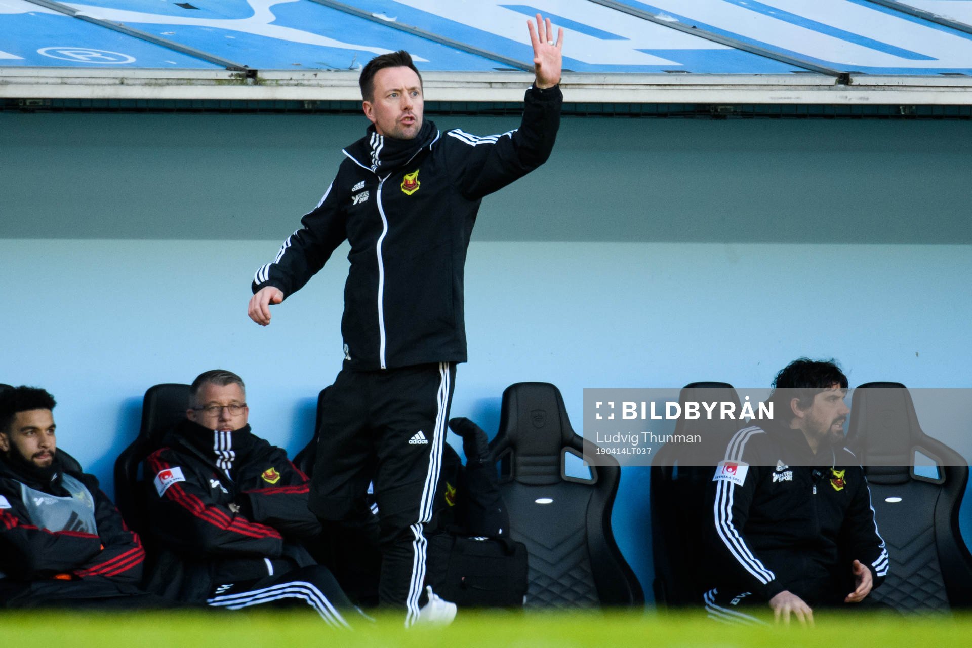 Östersunds tränare Ian Burchnall