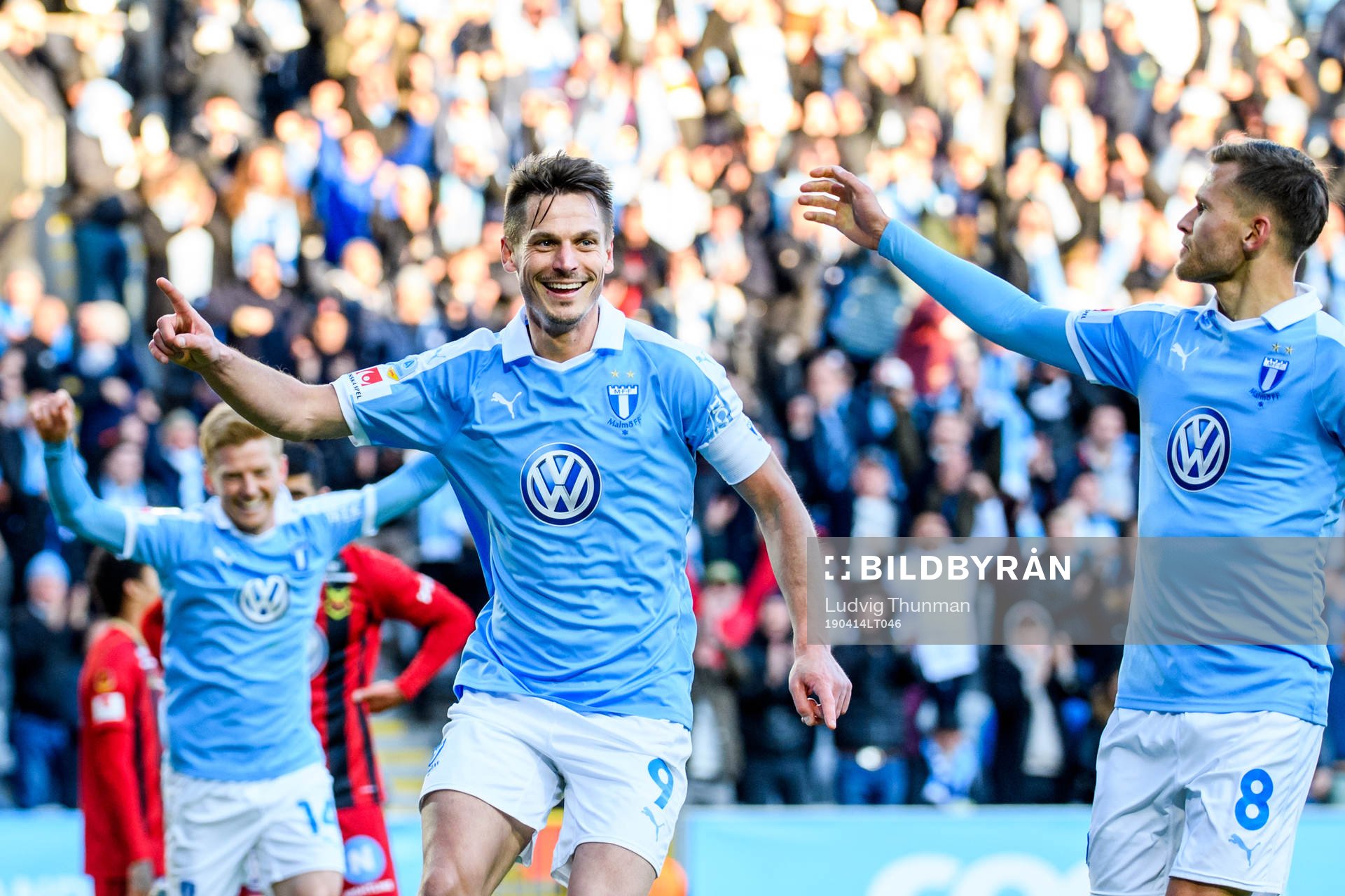 Malmö FFs Markus Rosenberg jublar