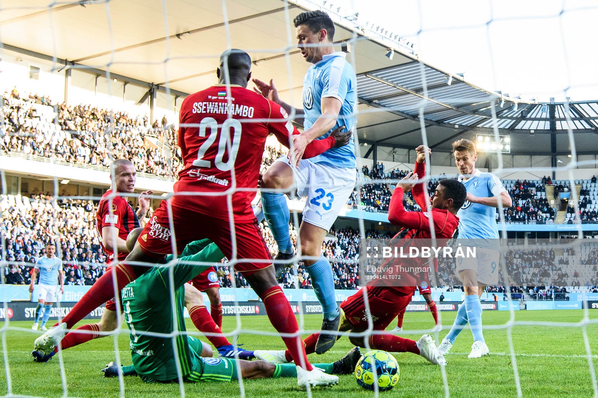 Malmö FFs Markus Rosenberg gör 2-0