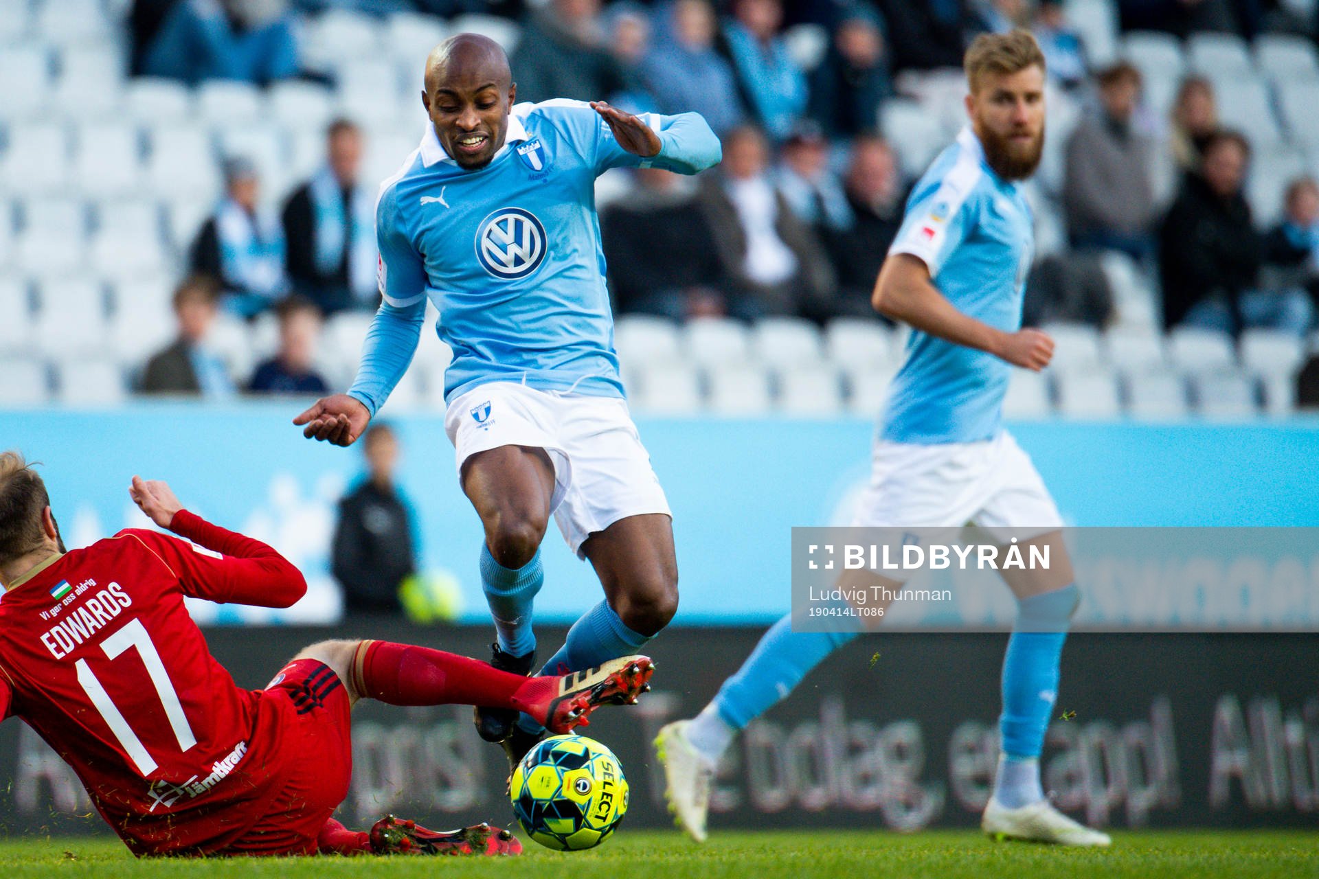 Malmö FFs Fouad Bachirou och Rasmus Bengtsson