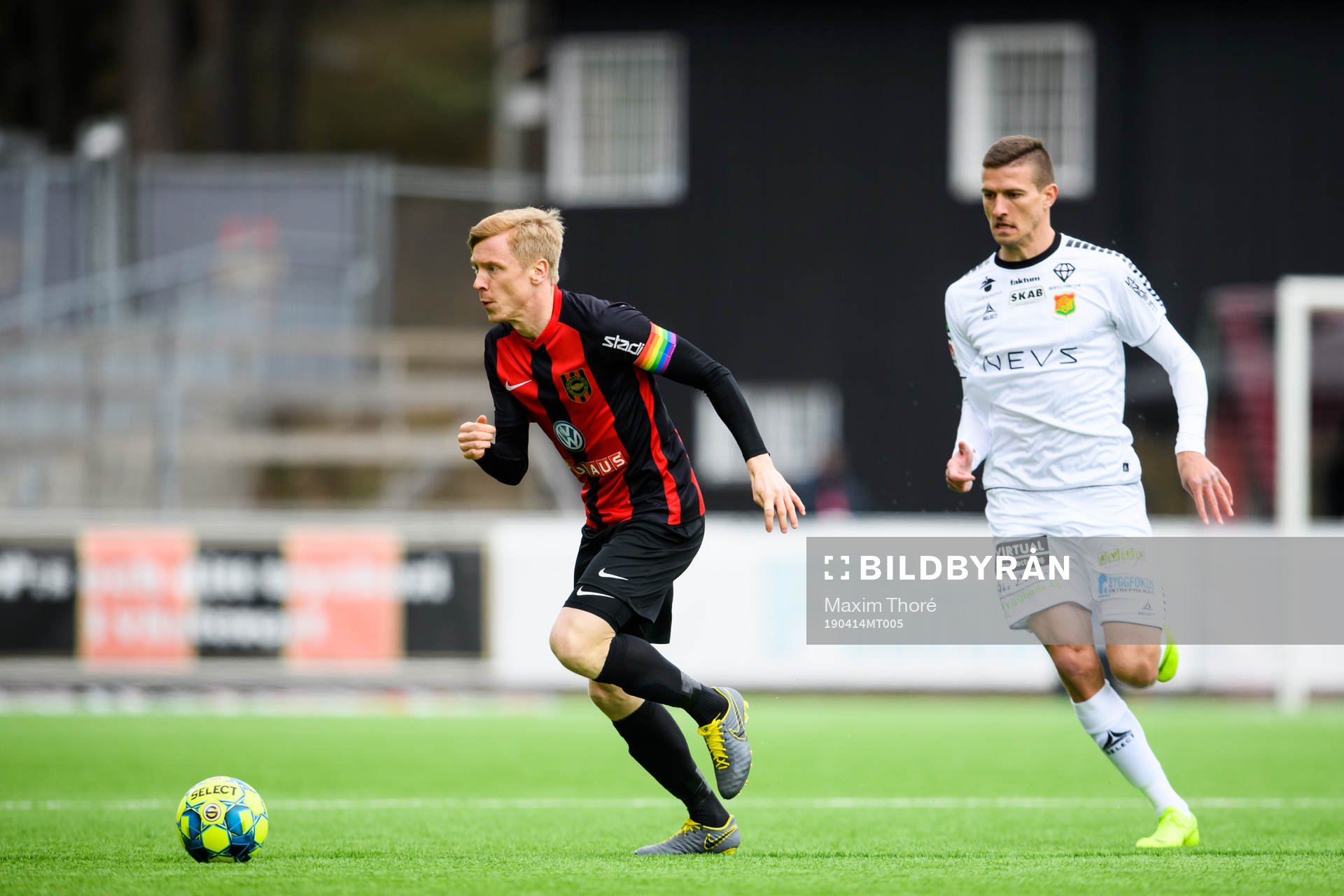 Brommapojkarnas Gustav Sandberg Magnusson och GAIS Nikola