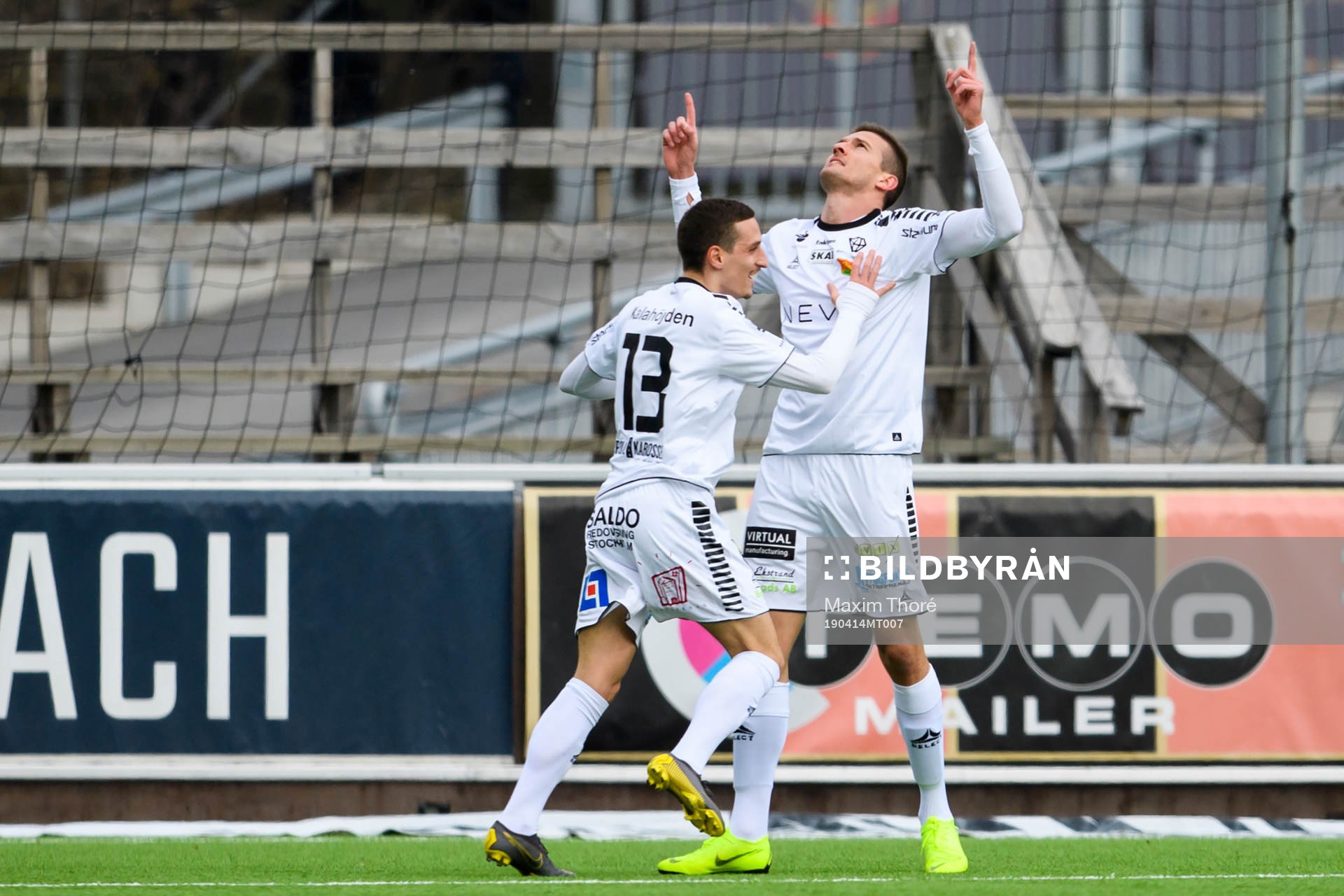 GAIS Nikola Asceric jublar med Arian Kabashi