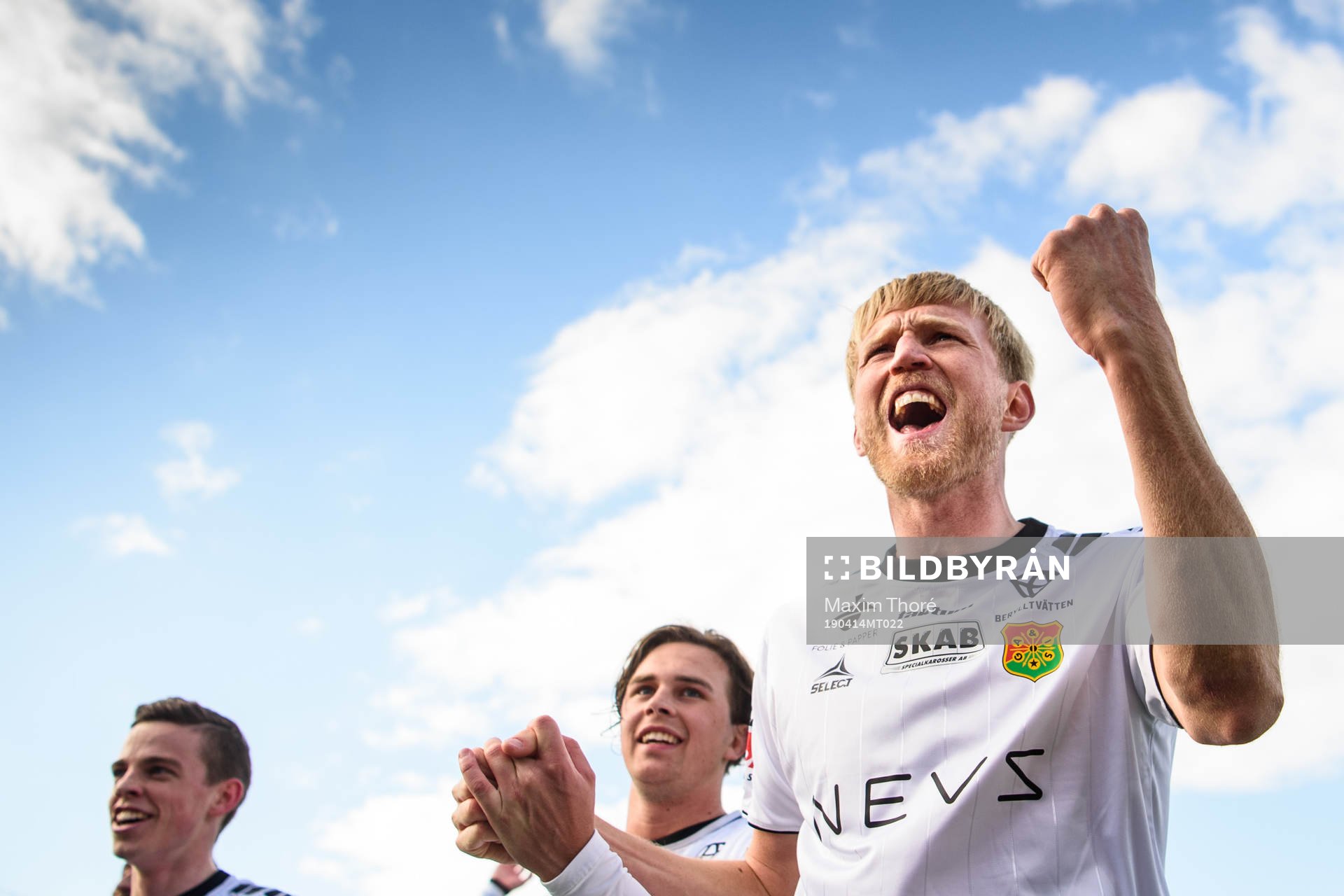 GAIS Carl Elfgren Nyström jublar