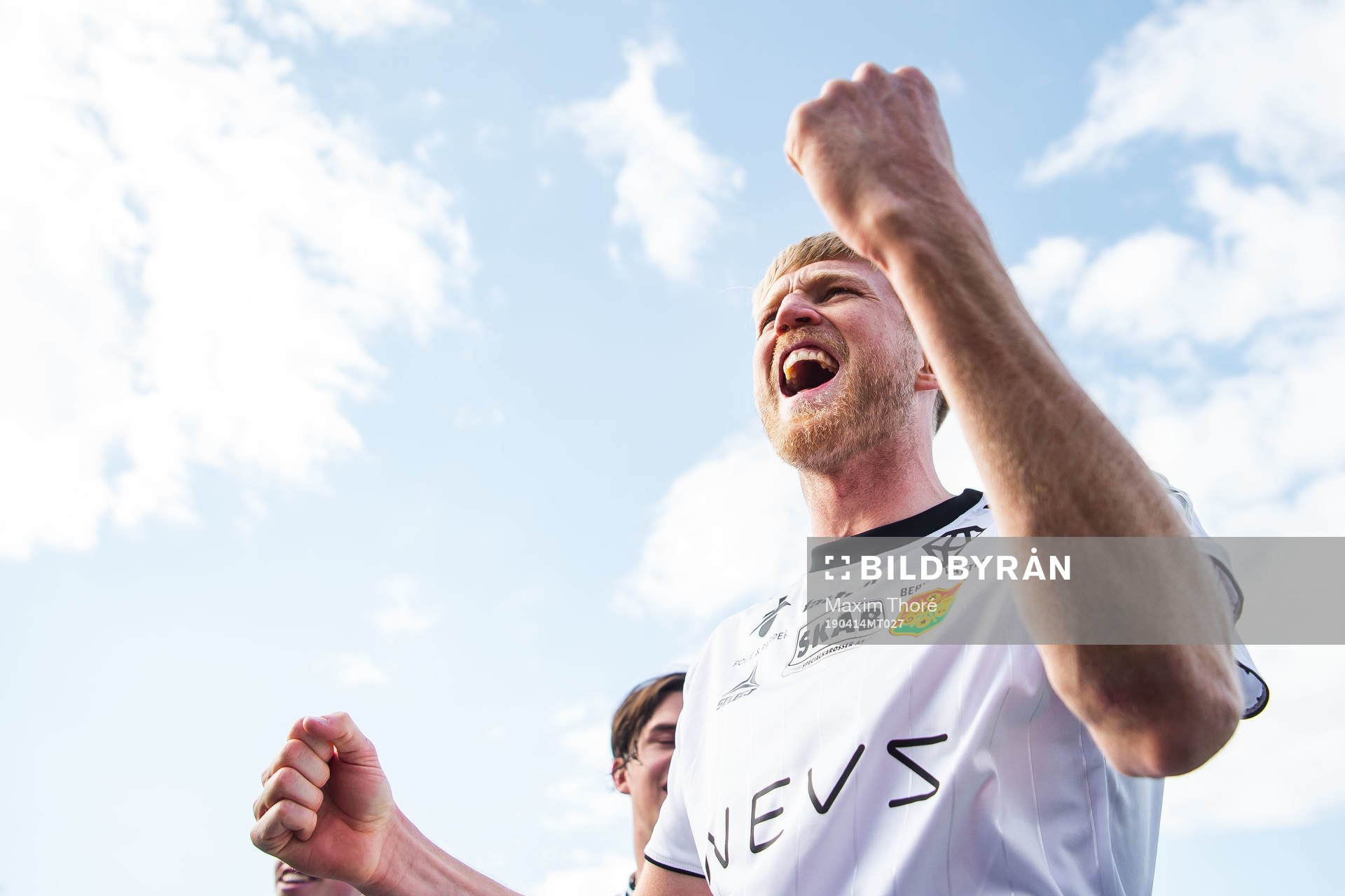 GAIS Carl Elfgren Nyström jublar