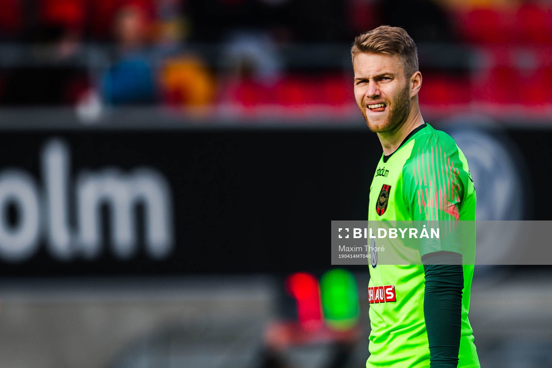 Brommapojkarnas målvakt Rasmus Emanuelsson