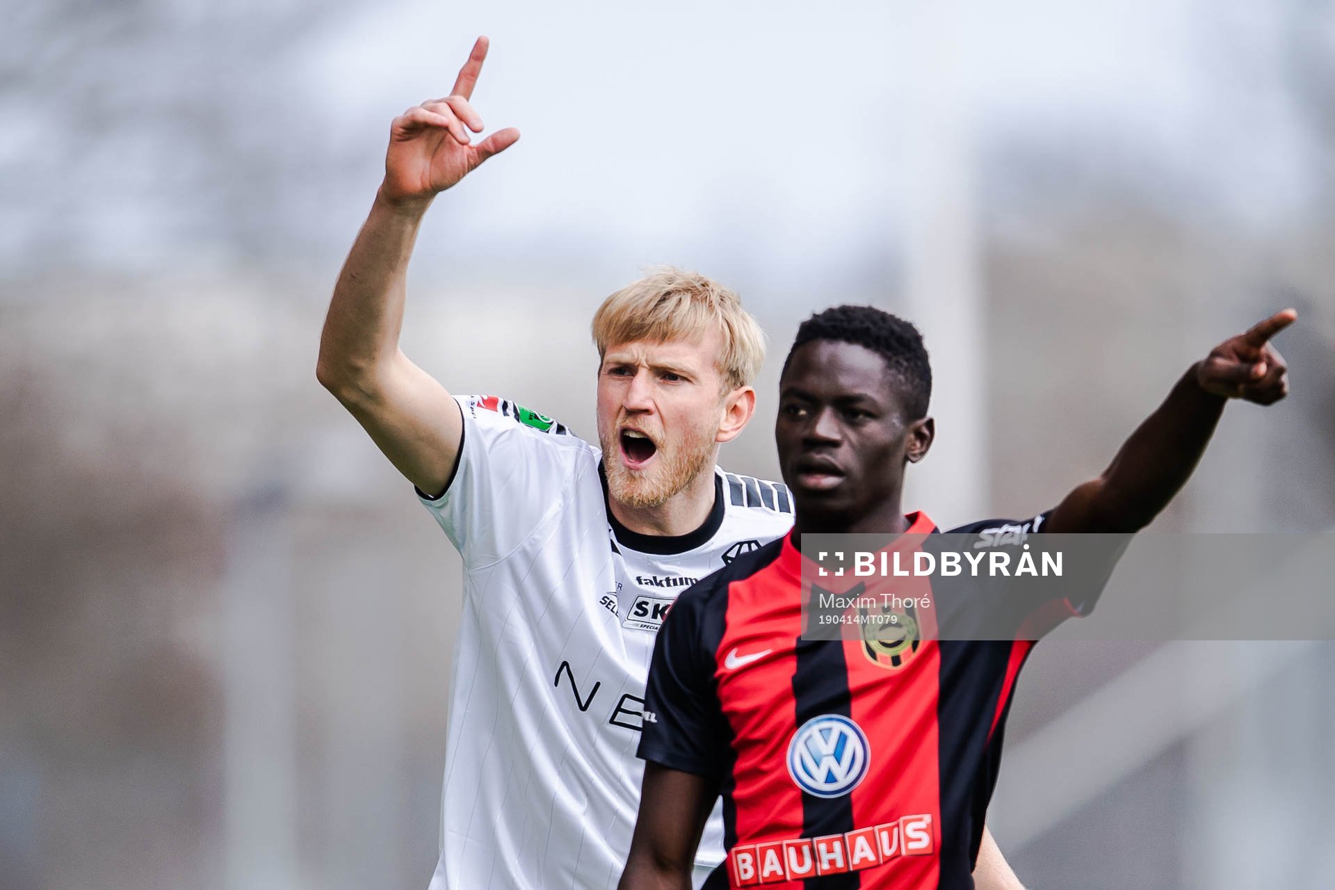 GAIS Carl Elfgren Nyström och Brommapojkarnas Eric Johana