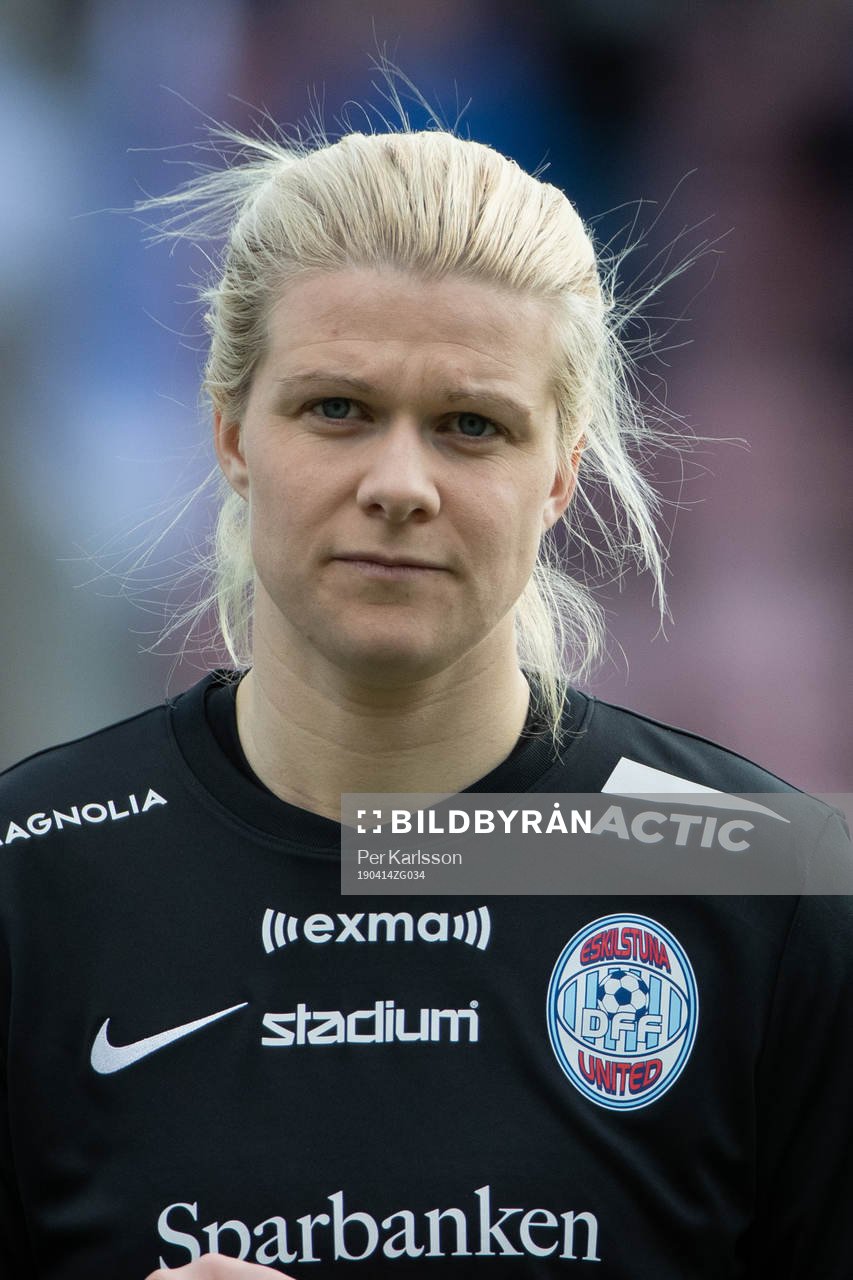 Eskilstunas målvakt Emelie Lundberg