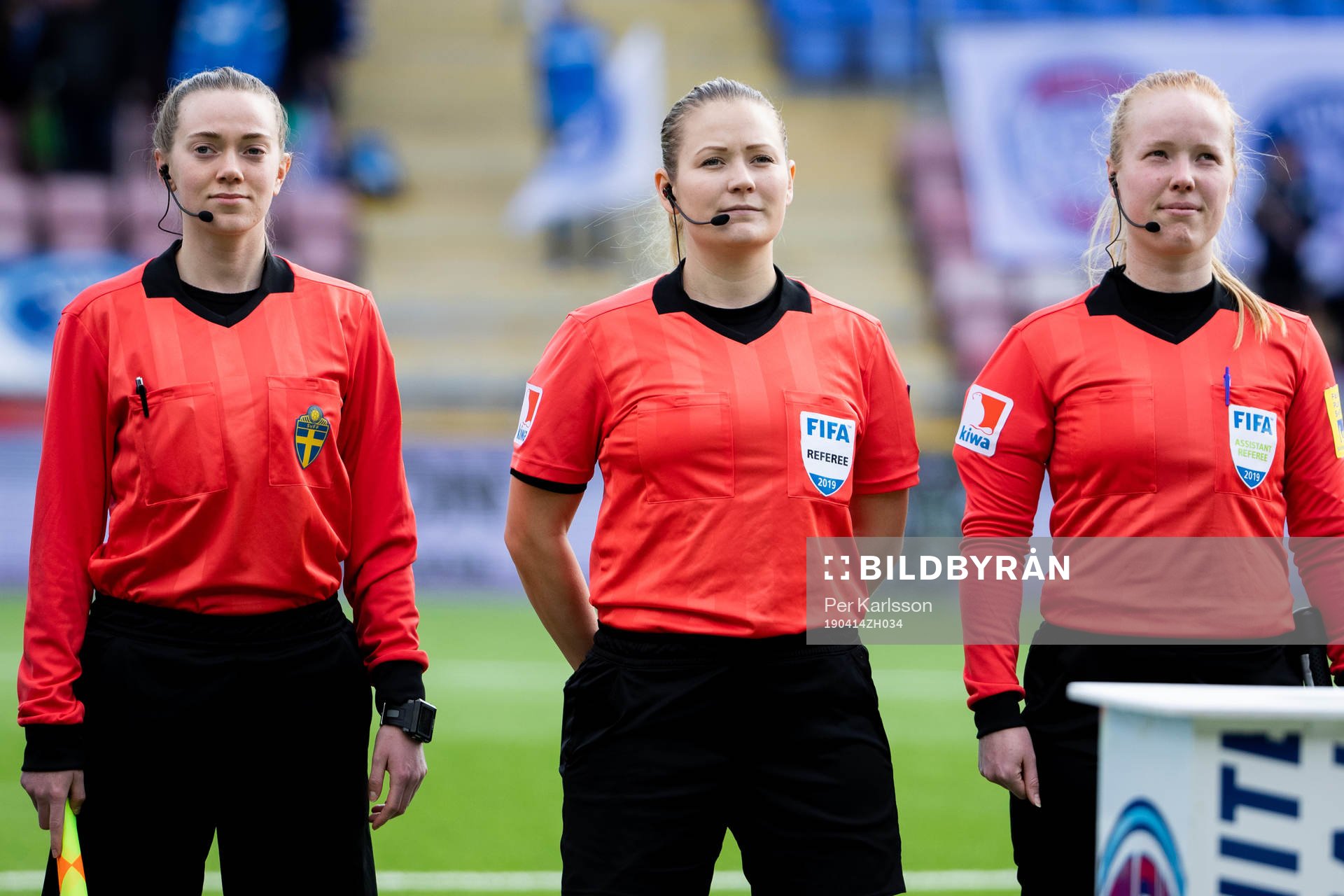 Domarna med domare Laura Rapp i mitten
