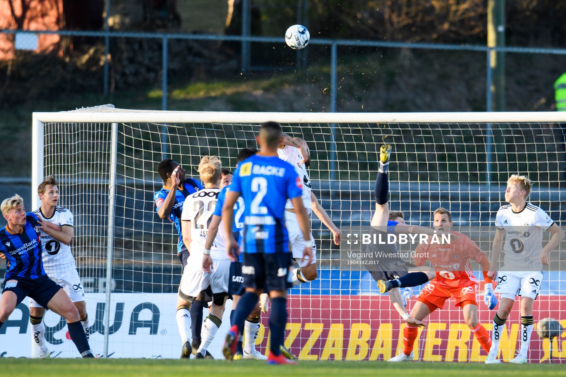 Ola Brynhildsen of Stabæk scores the 2-1 goal